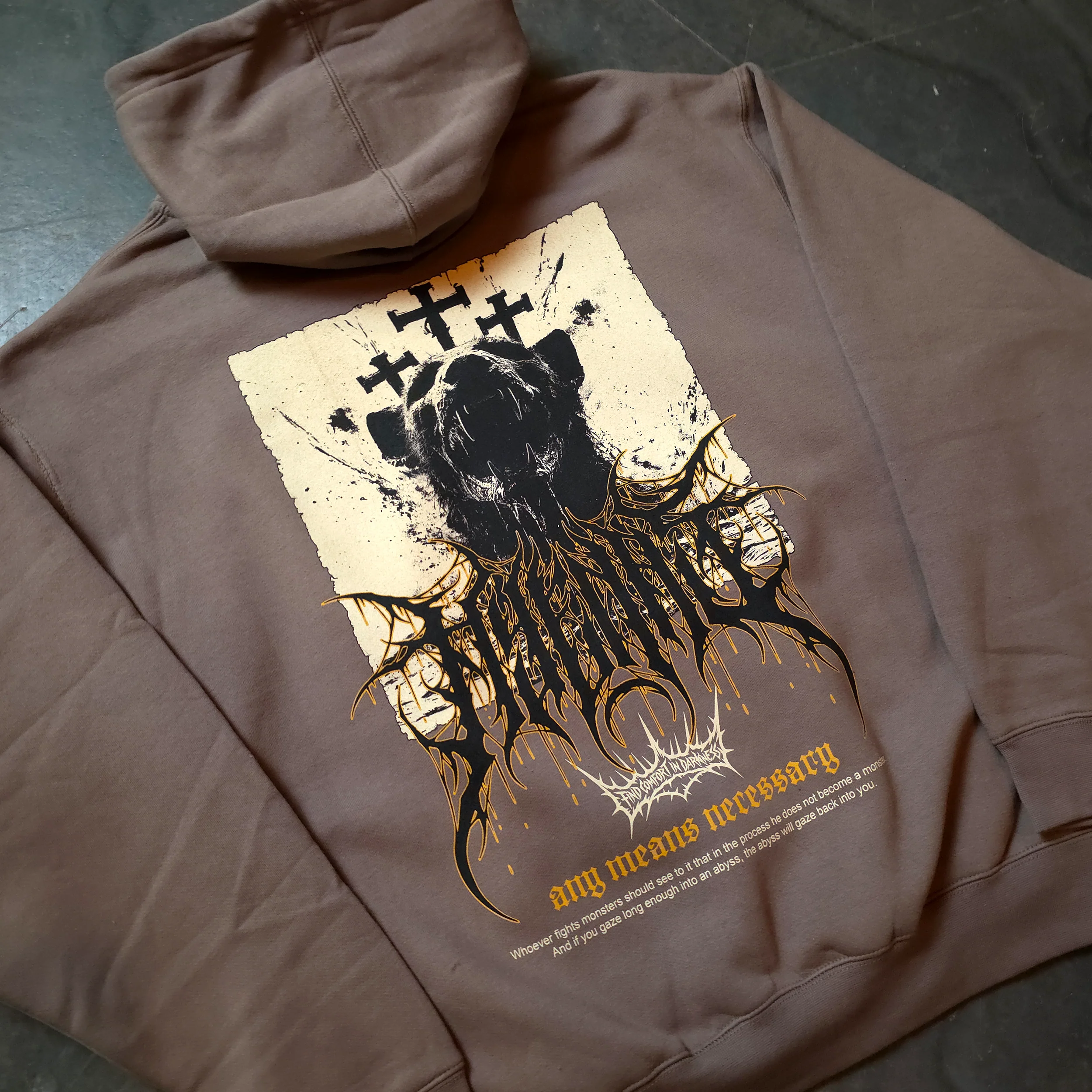 Abyss Pullover Hoodie Desert Taupe - Image 3