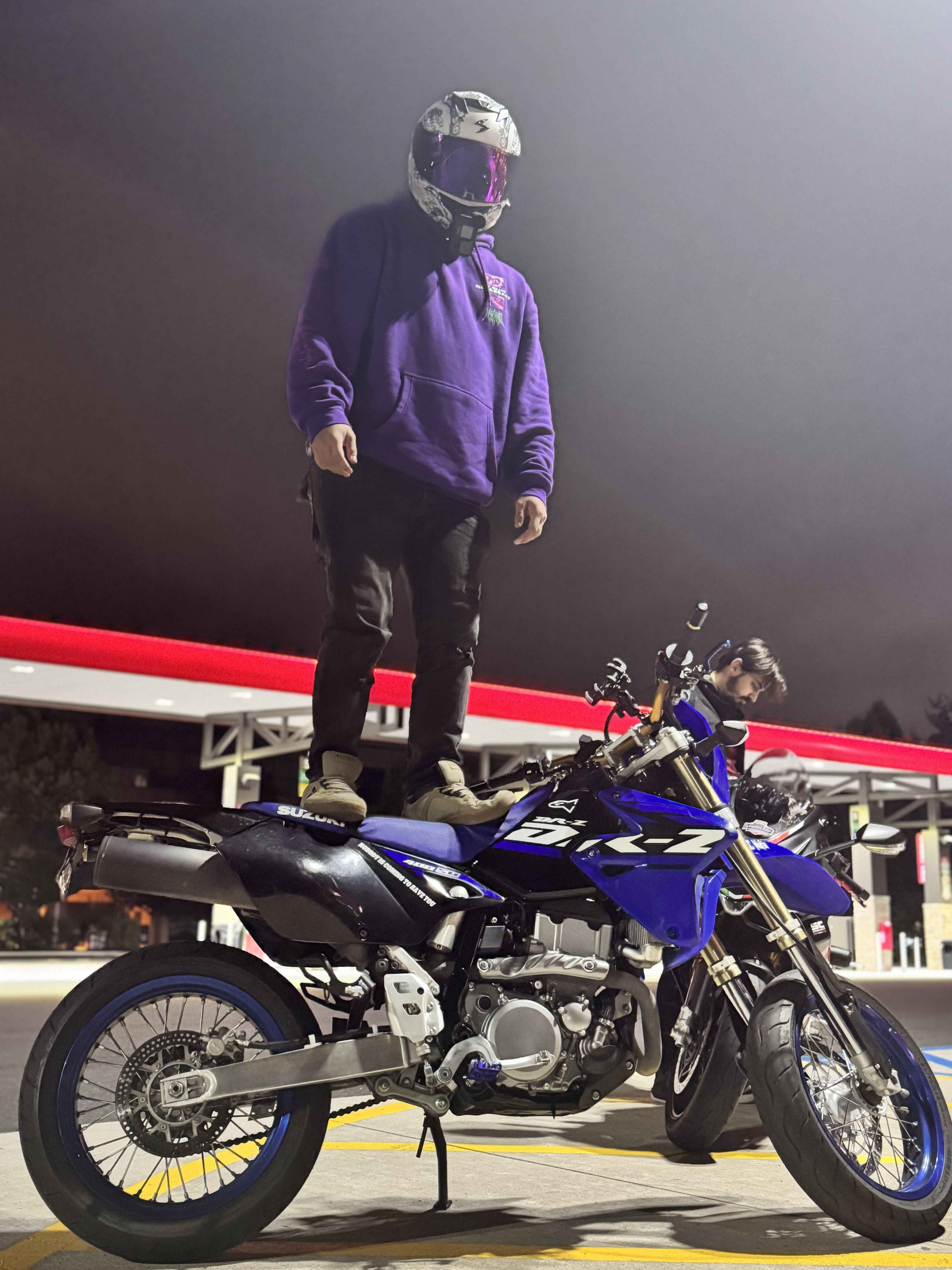 Are We Even Alive Pullover Hoodie Purple - Image 4