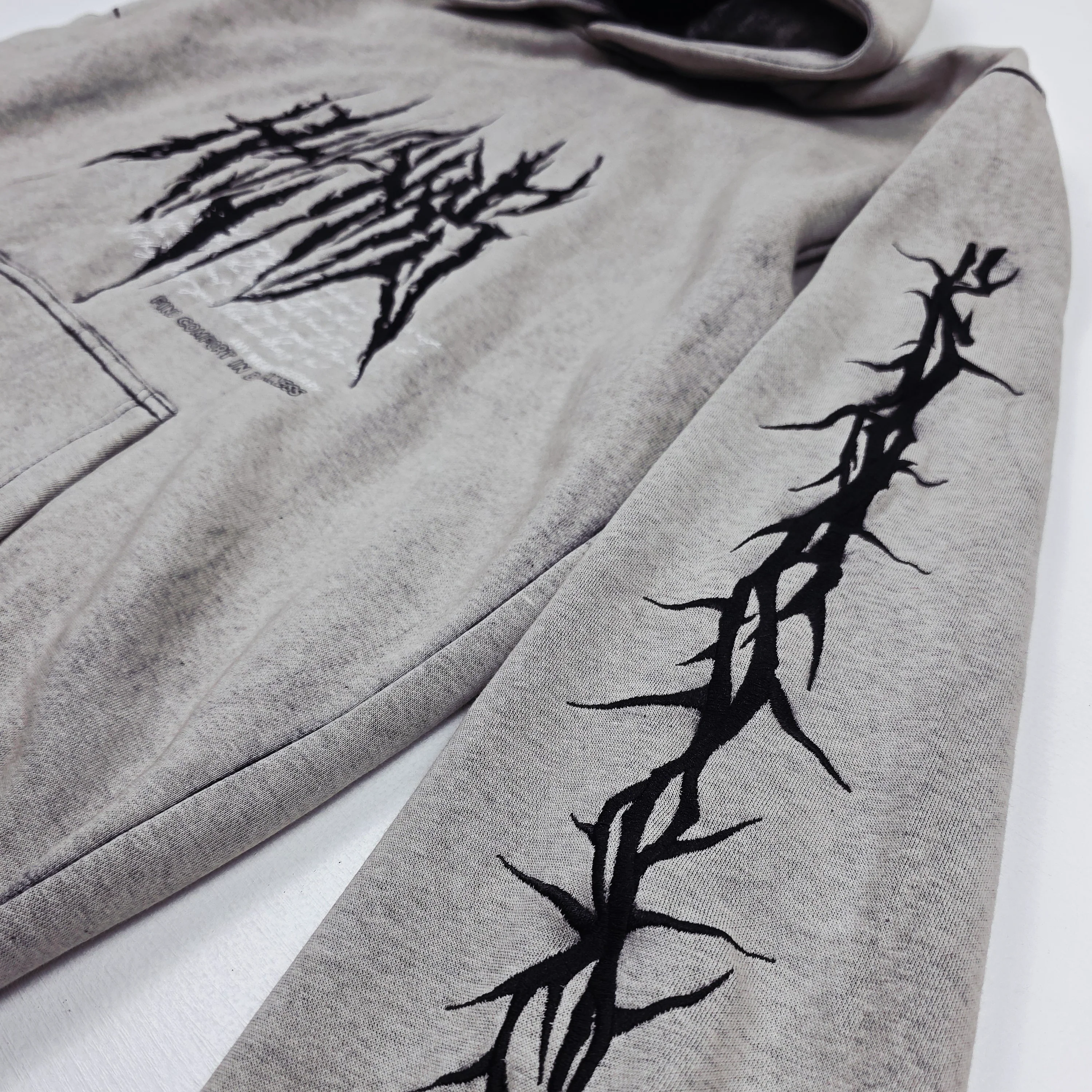 Bleached Fang Pullover Hoodie - Image 5