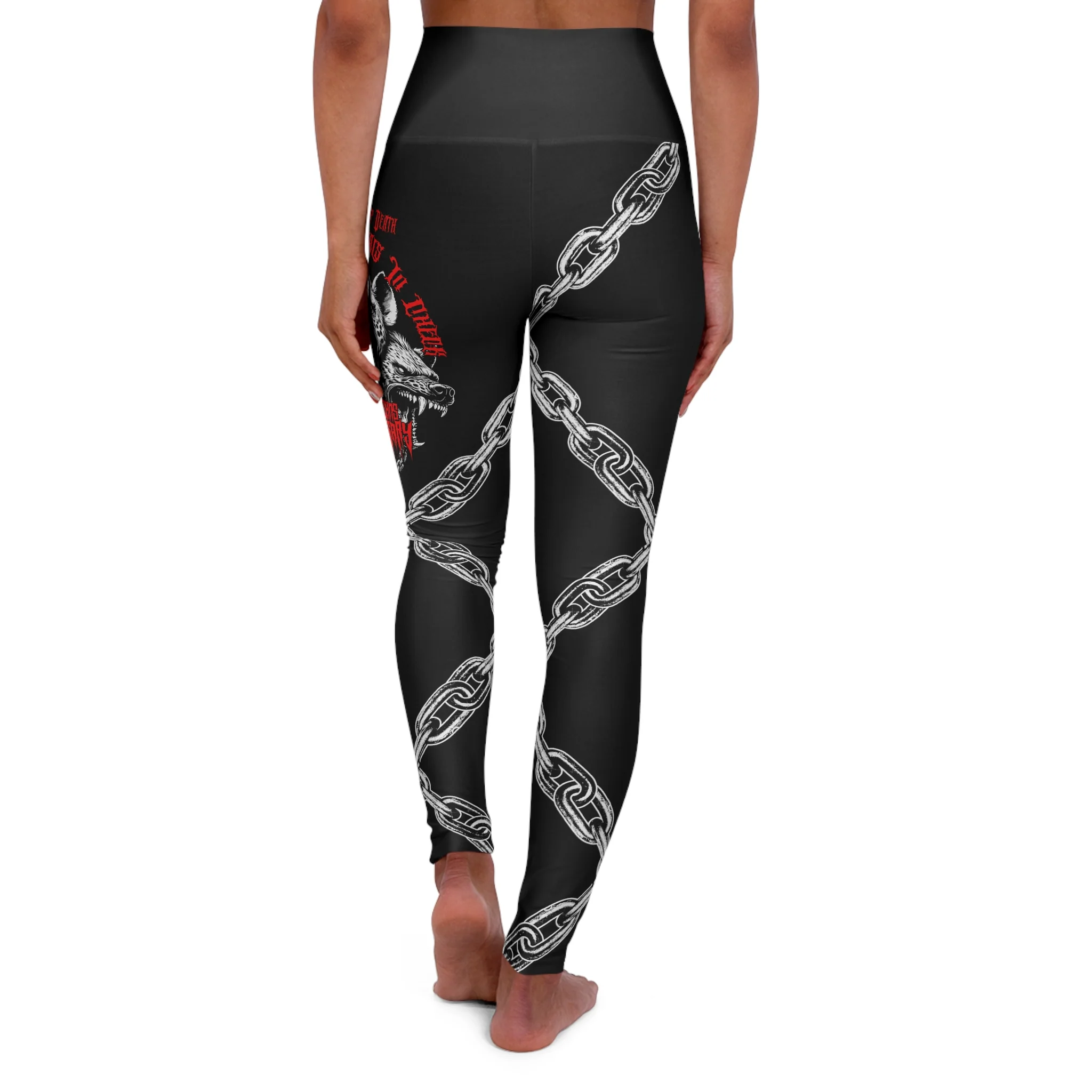 Cerberus High Waisted Leggings - Image 3