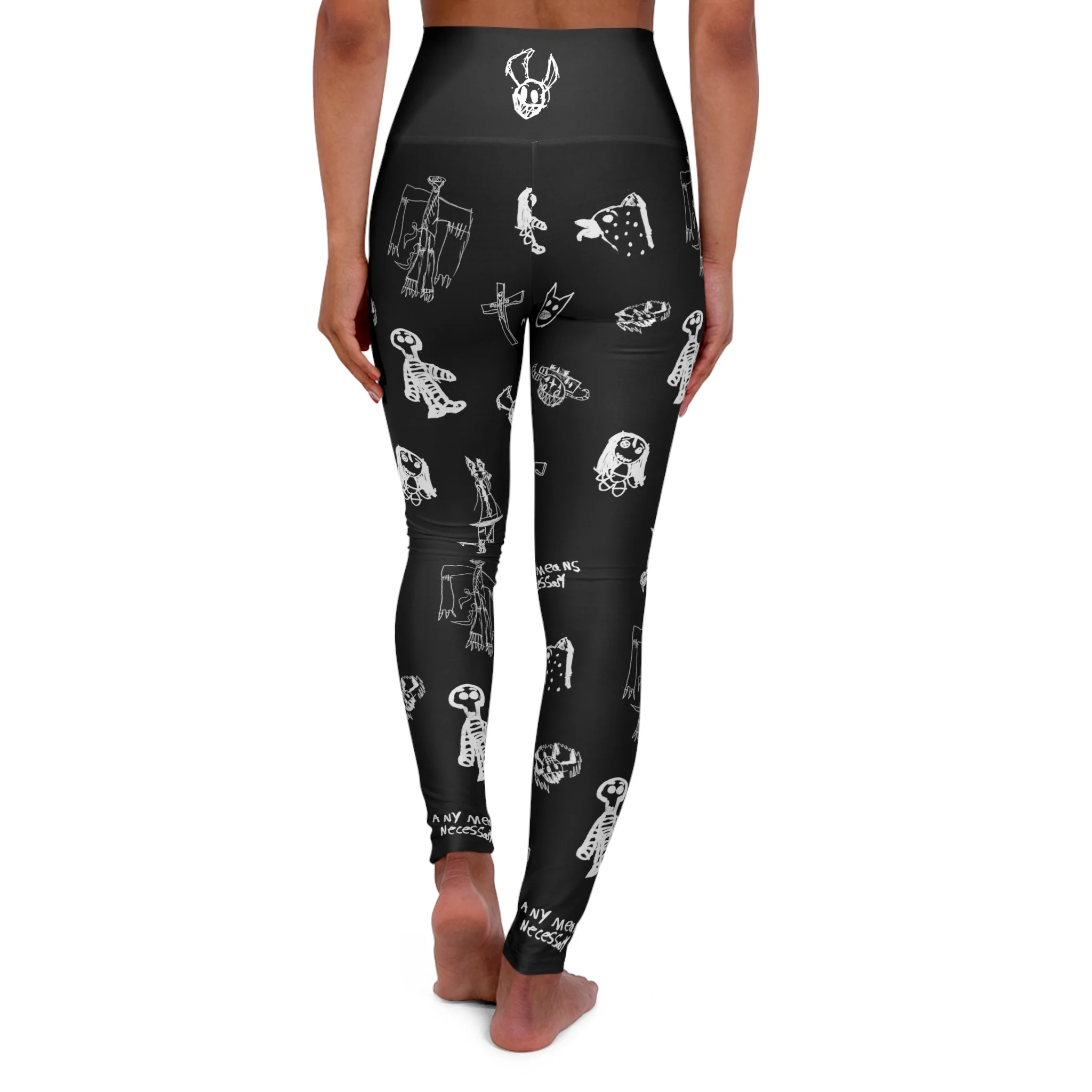Corrupted Youth High Waisted Leggings - Image 3