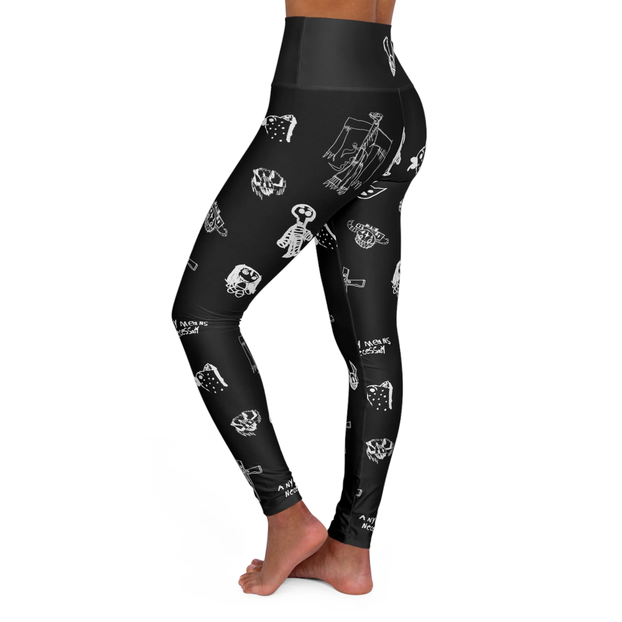 Corrupted Youth High Waisted Leggings - Image 4