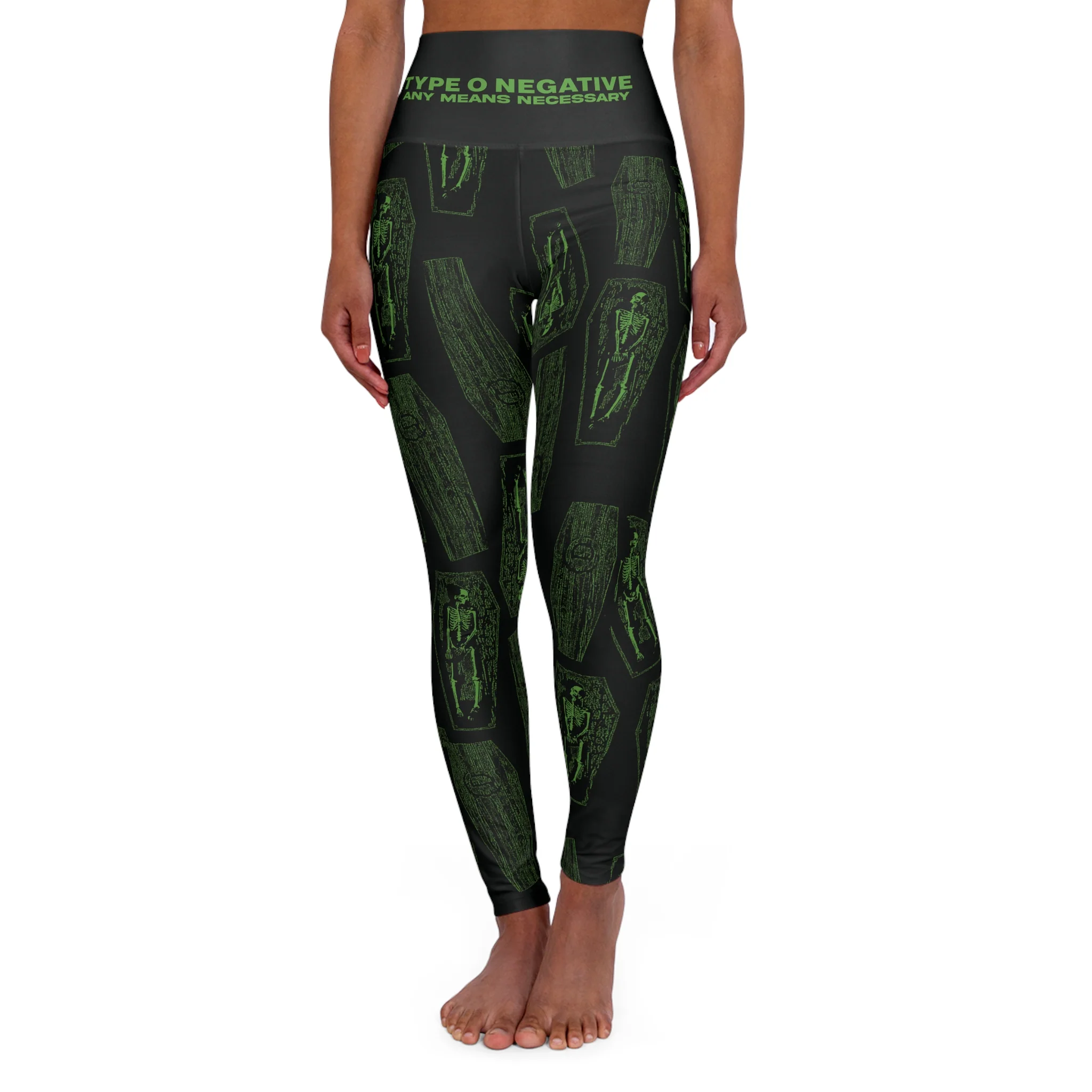 Dead Again High Waisted Yoga Leggings - Image 3