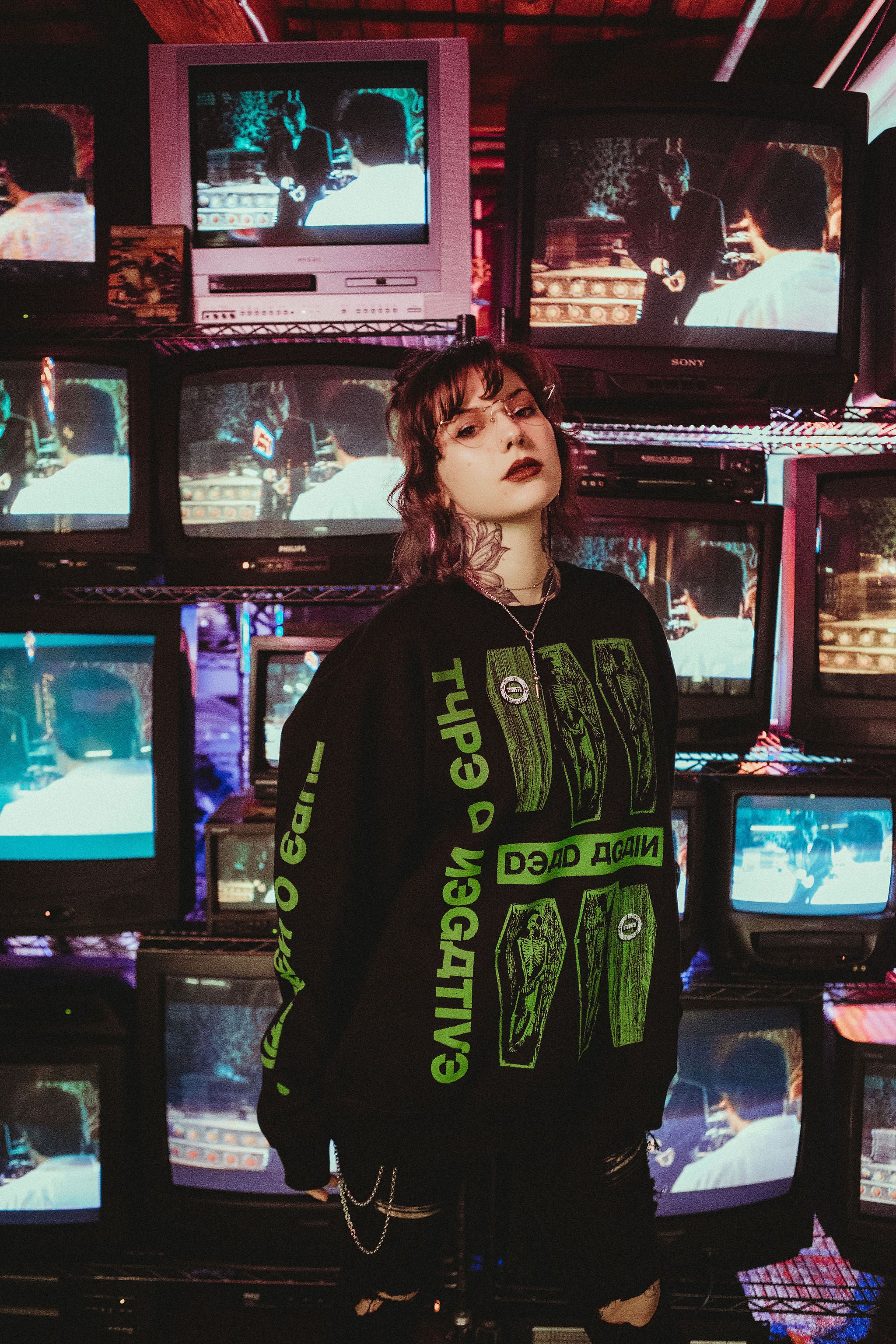 Dead Again Crewneck Sweatshirt - Image 6