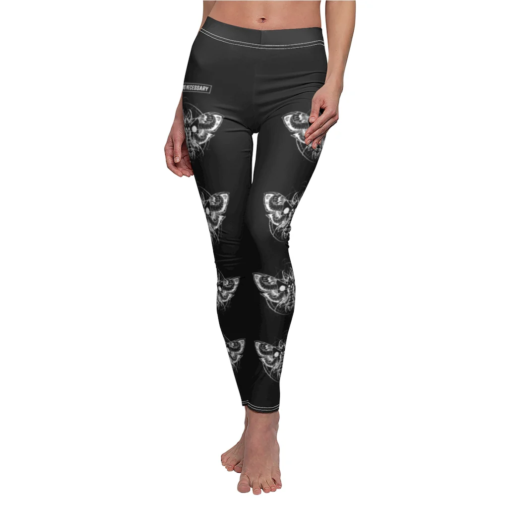 Death Moth Leggings Black - Image 5
