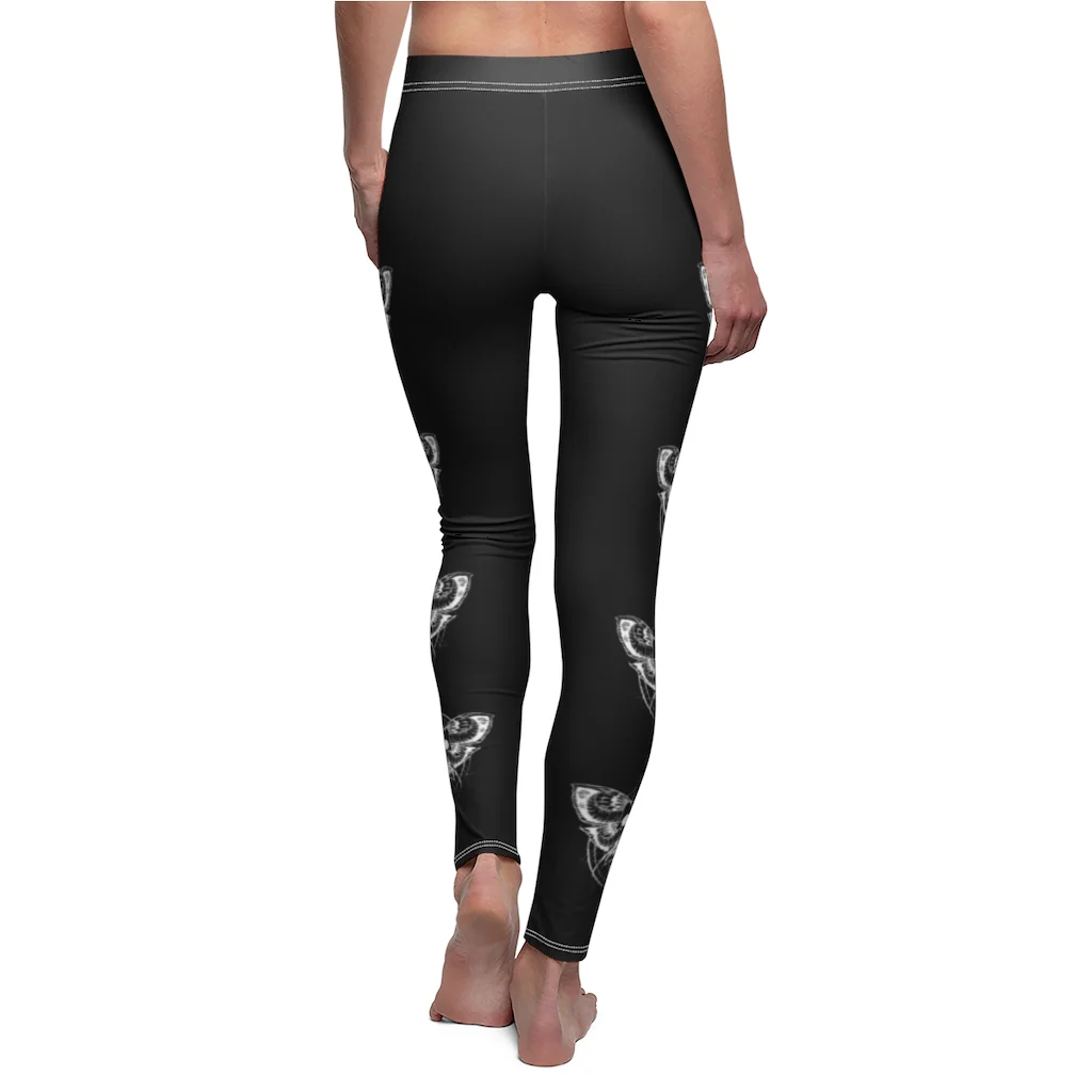 Death Moth Leggings Black - Image 7