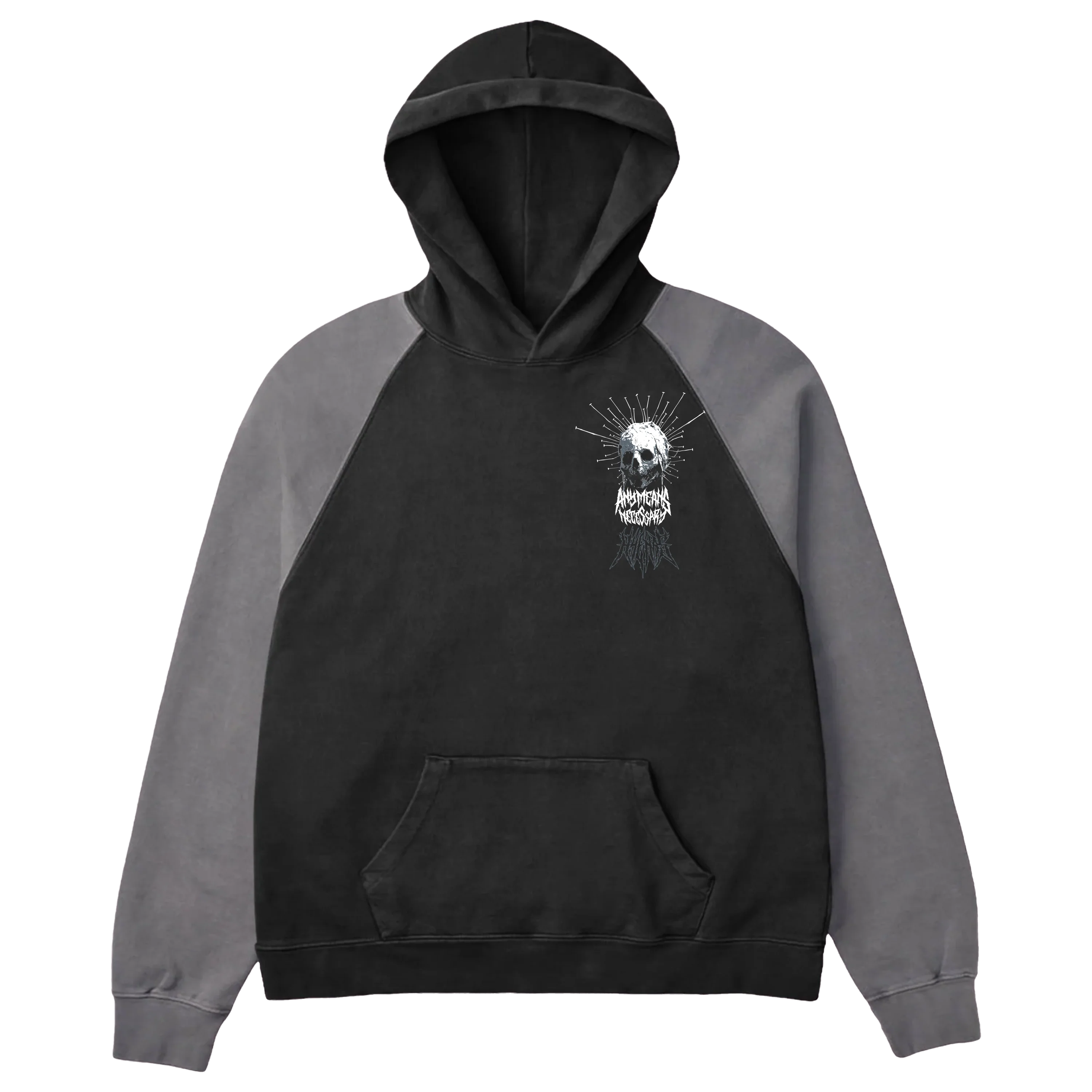 Empty Pullover Hoodie Black/Cement - Image 2