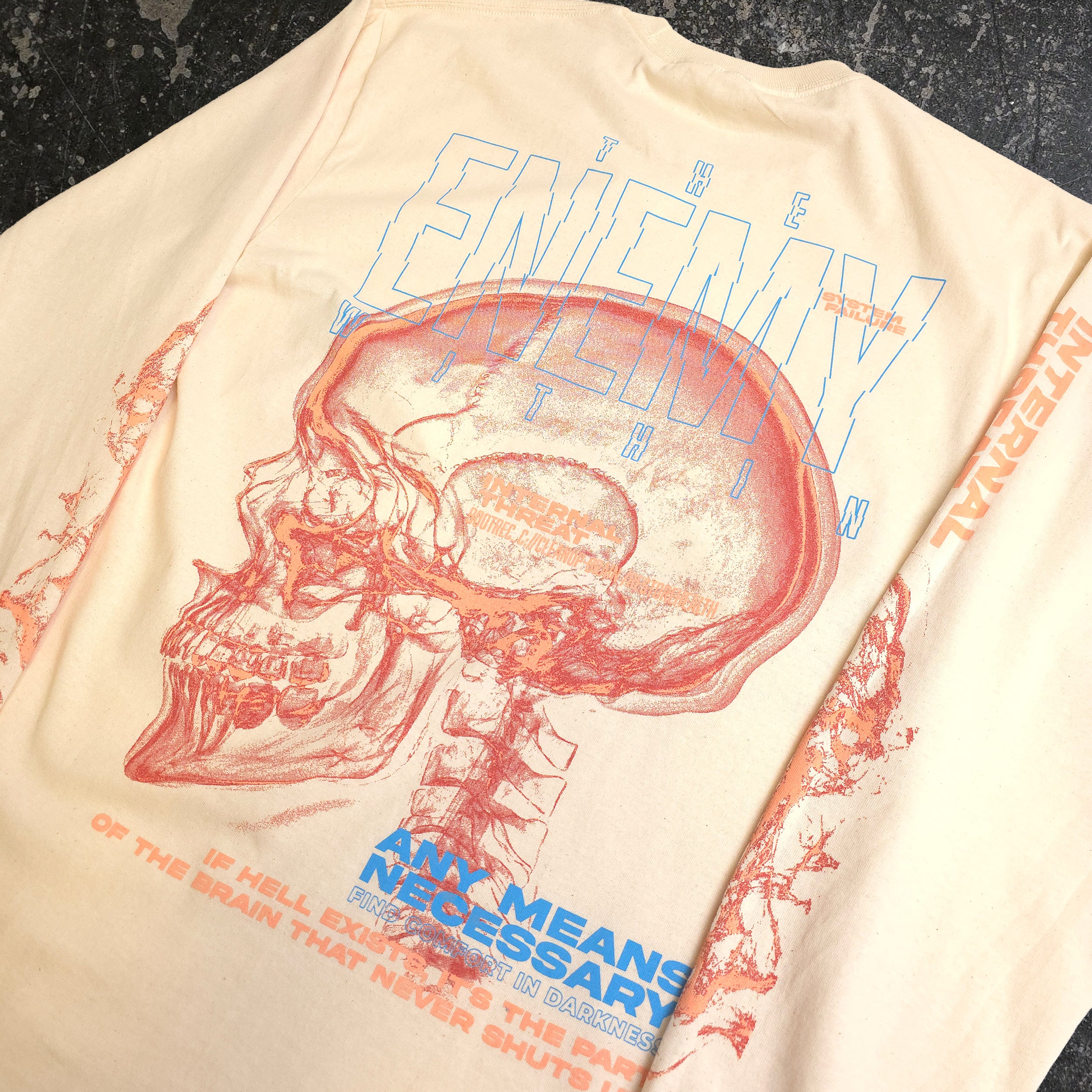 Enemy Within Long Sleeve T-Shirt Bone - Image 2