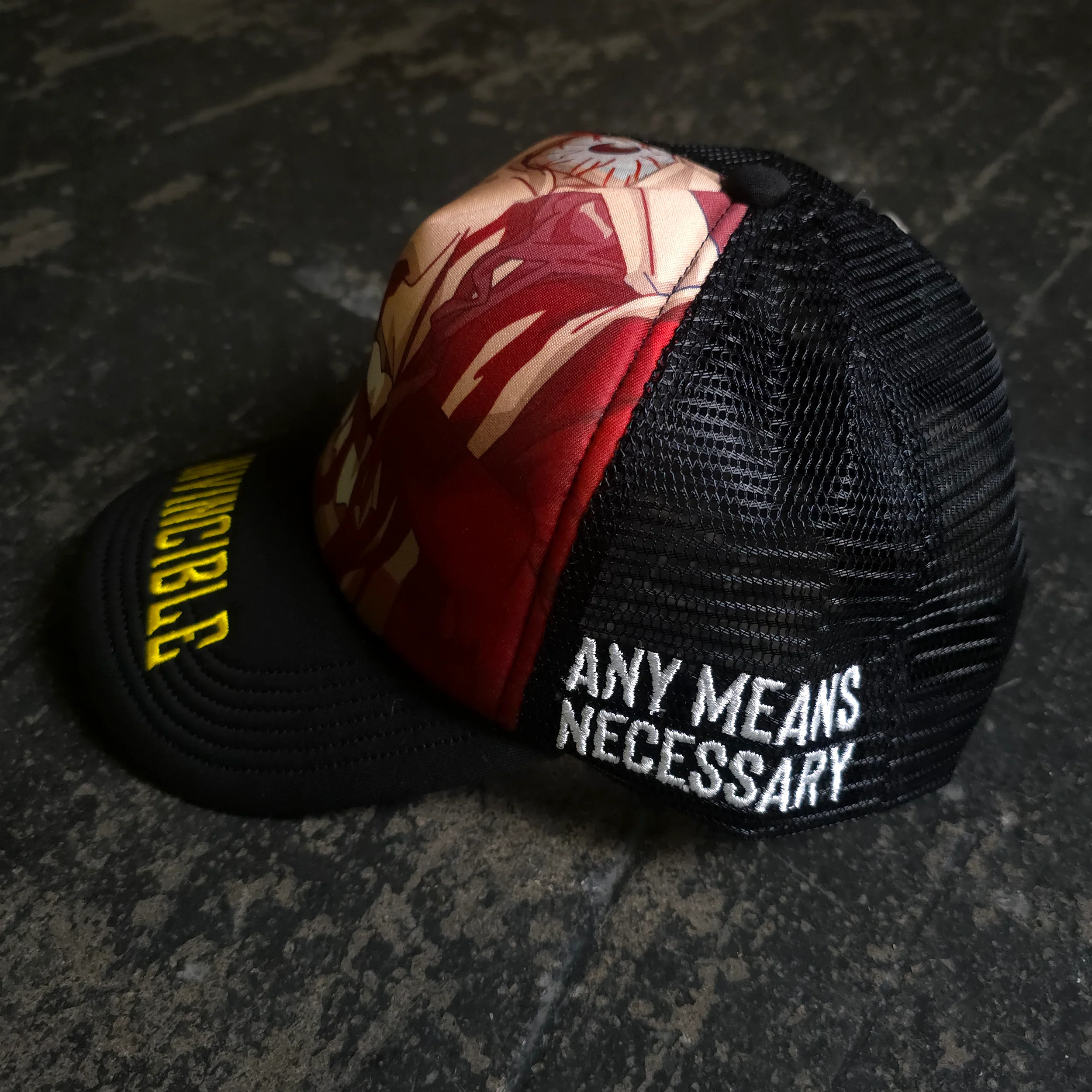Face Smasher Trucker Hat Black - Image 4