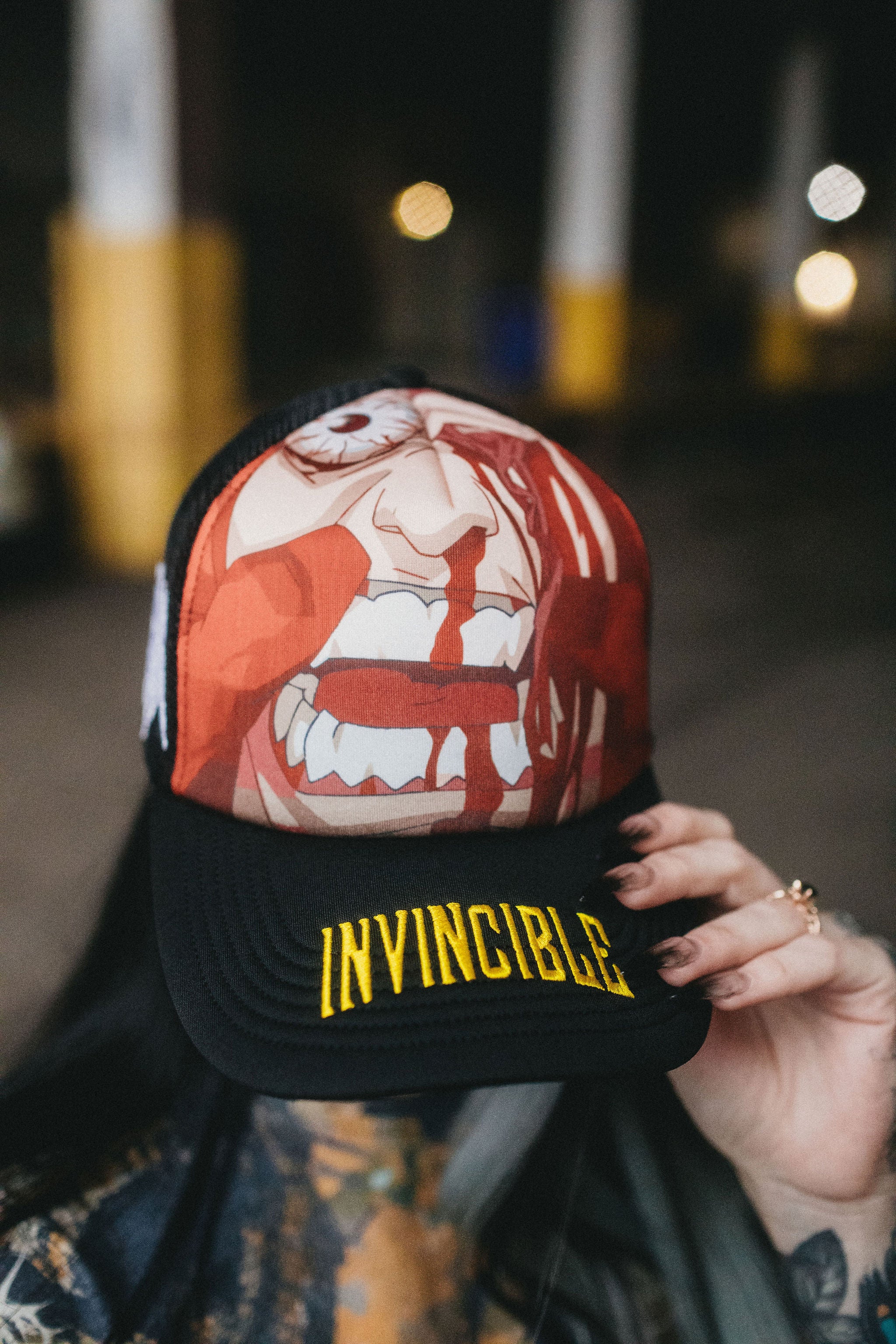 Face Smasher Trucker Hat Black - Image 6