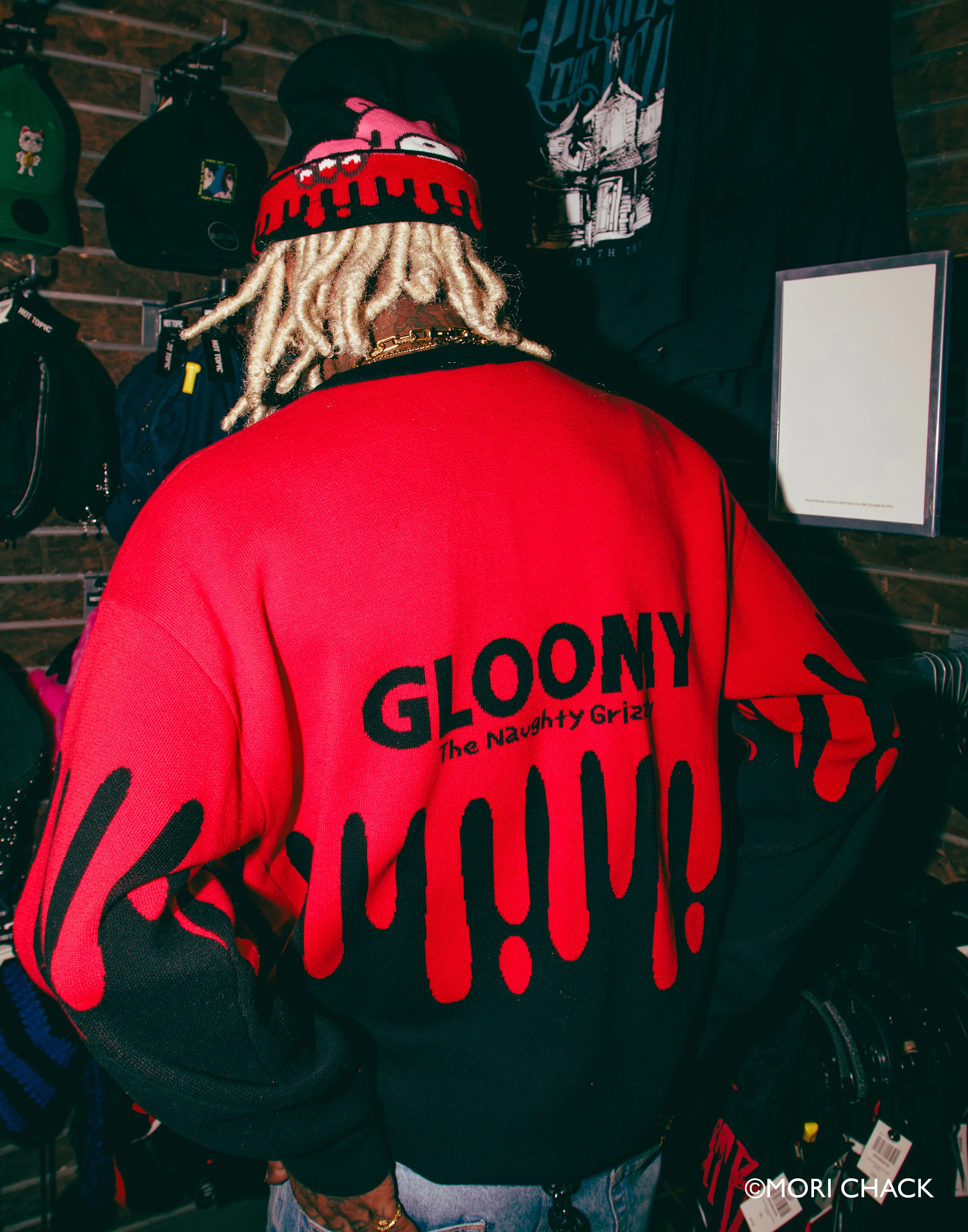 Gloomy Drip Knit Sweater - Image 8