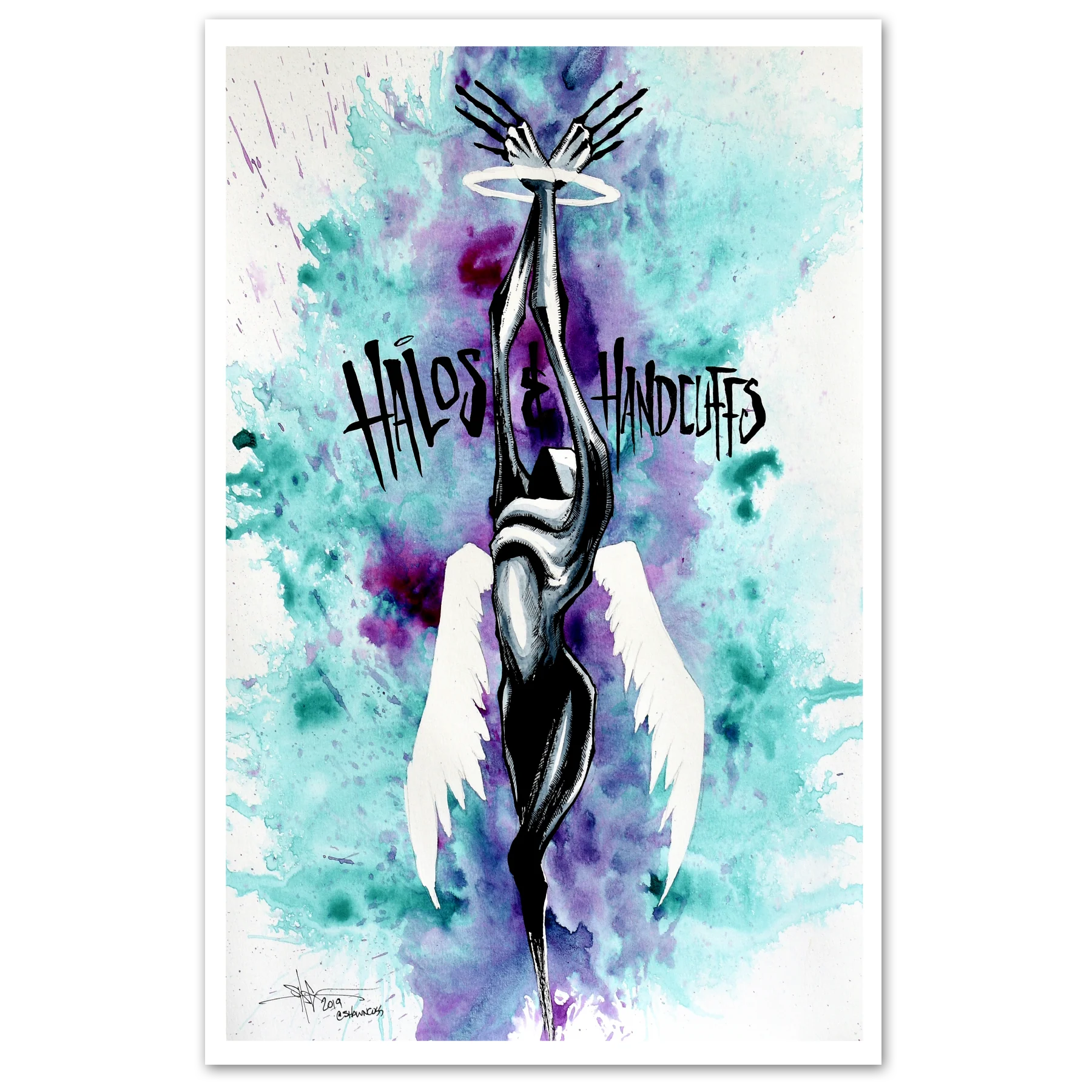 Halos and Handcuffs Print
