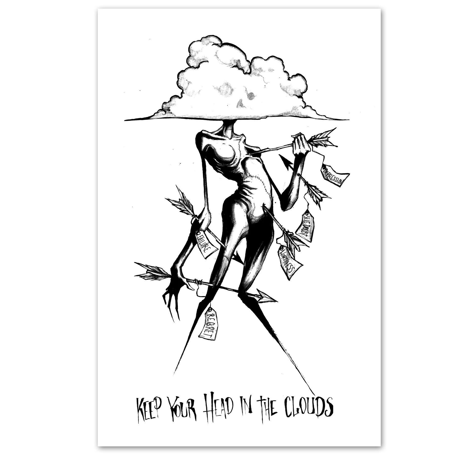 Head in the Clouds Print