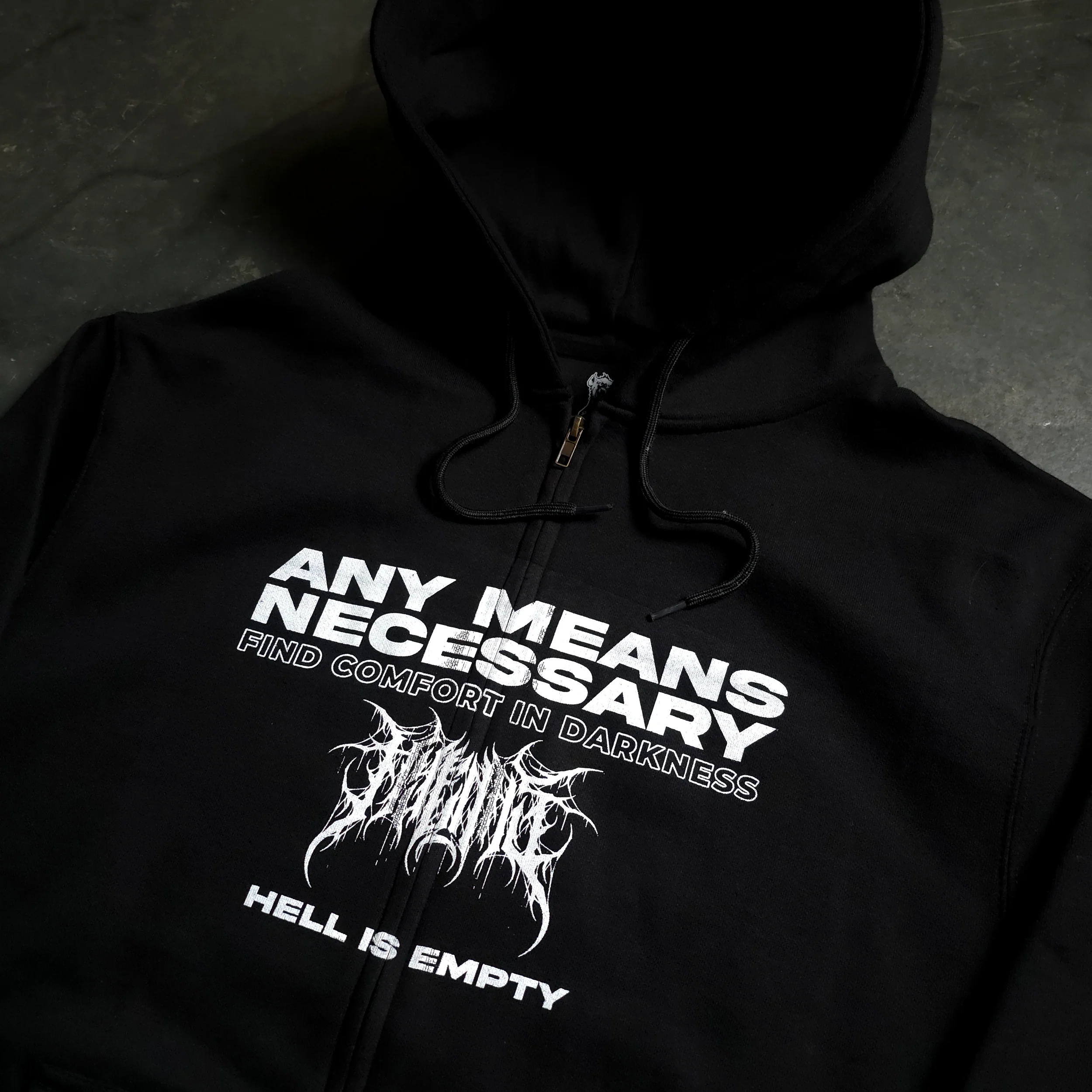 Hell is Empty Zip Up Hoodie - Image 4