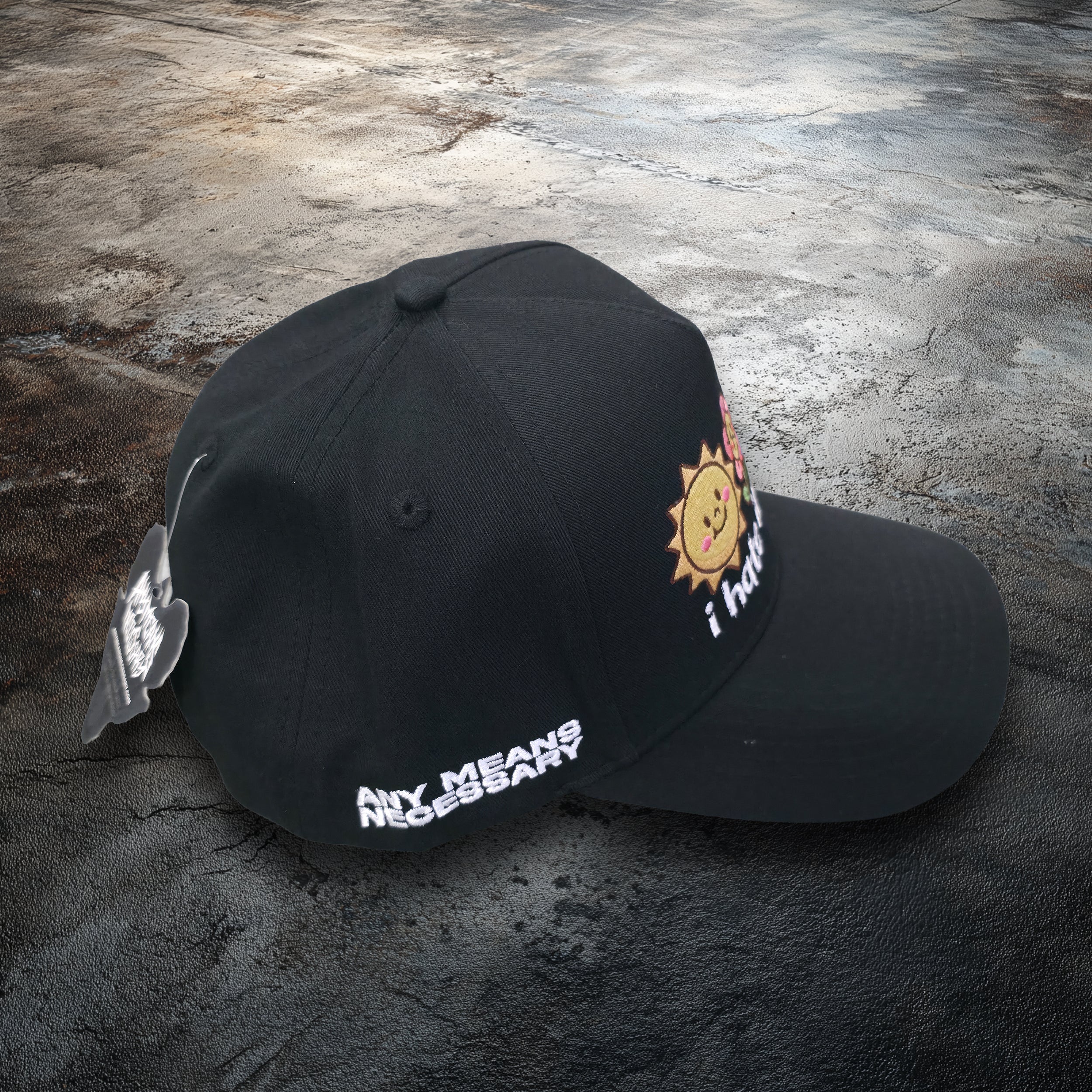 I Hate It Here Hat Black - Image 4