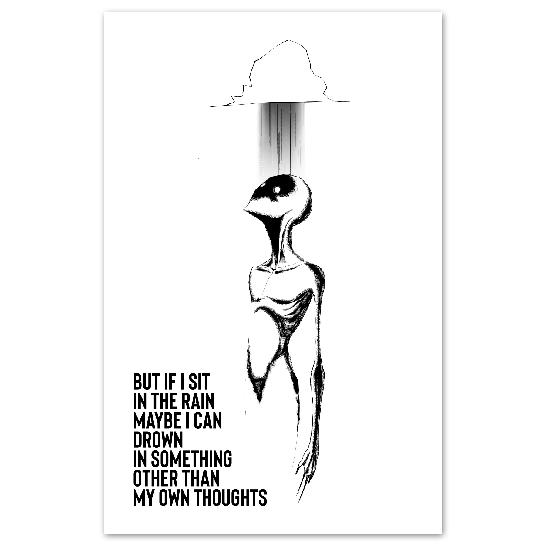 In The Rain Print