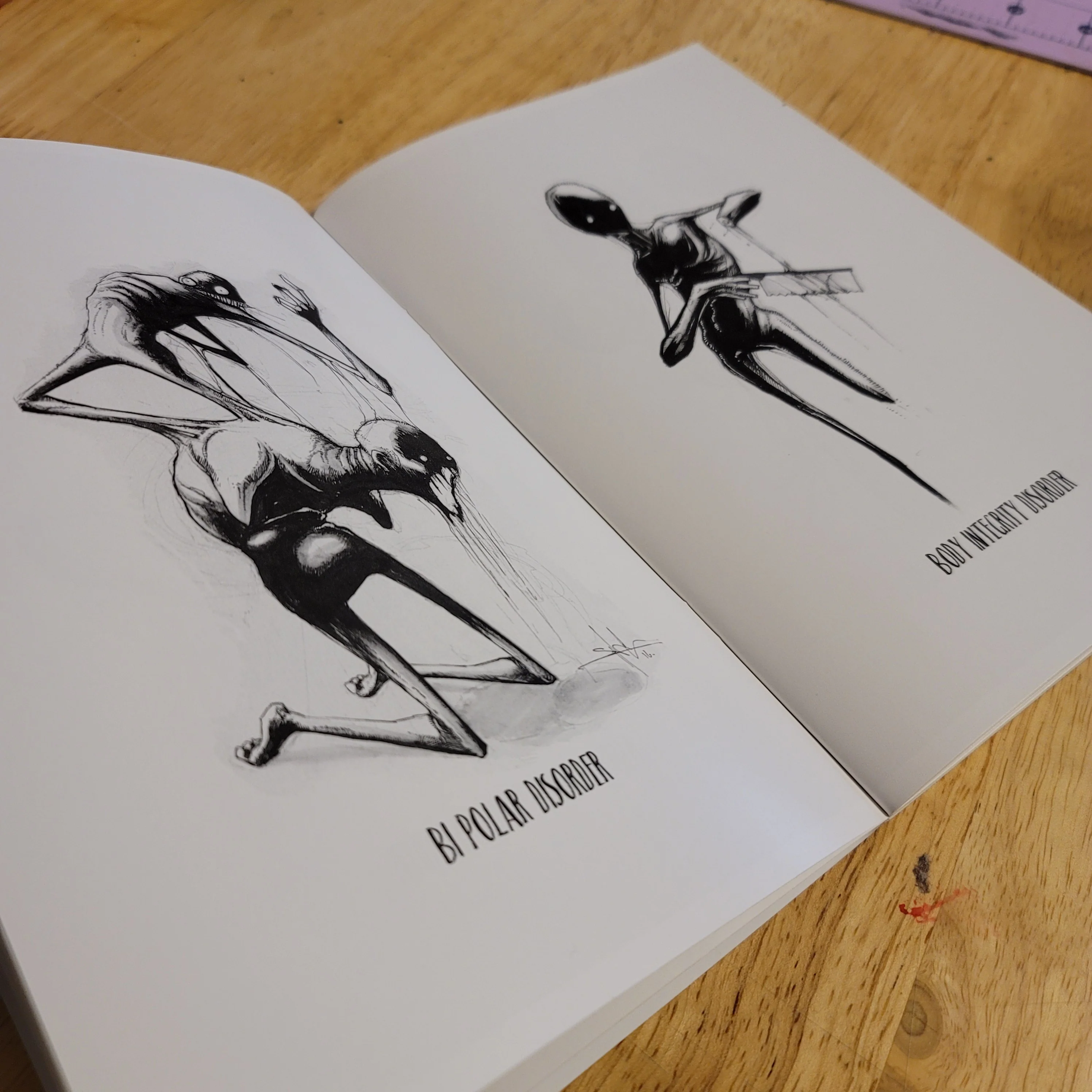 Inktober Illness Softback  Book - Complete Collection - Image 3