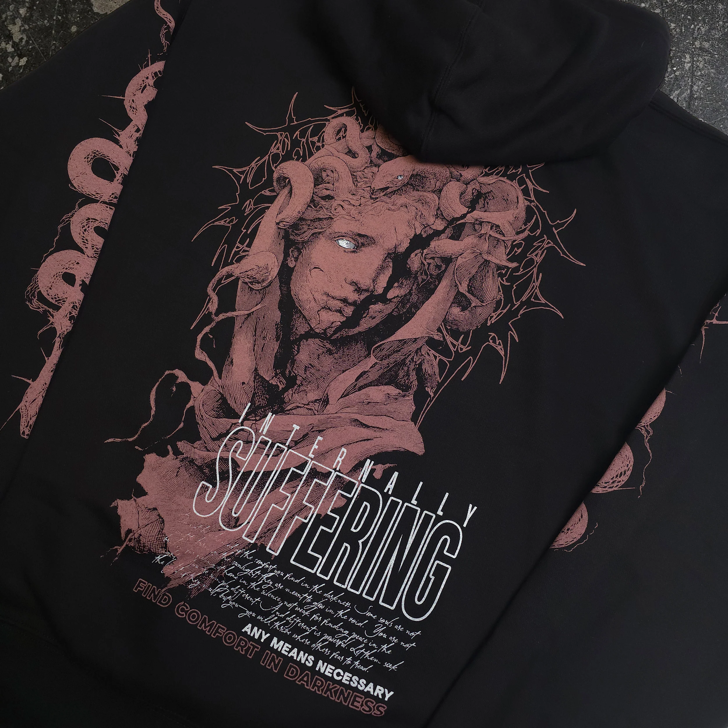 Internal Suffering Pullover Hoodie - Image 3