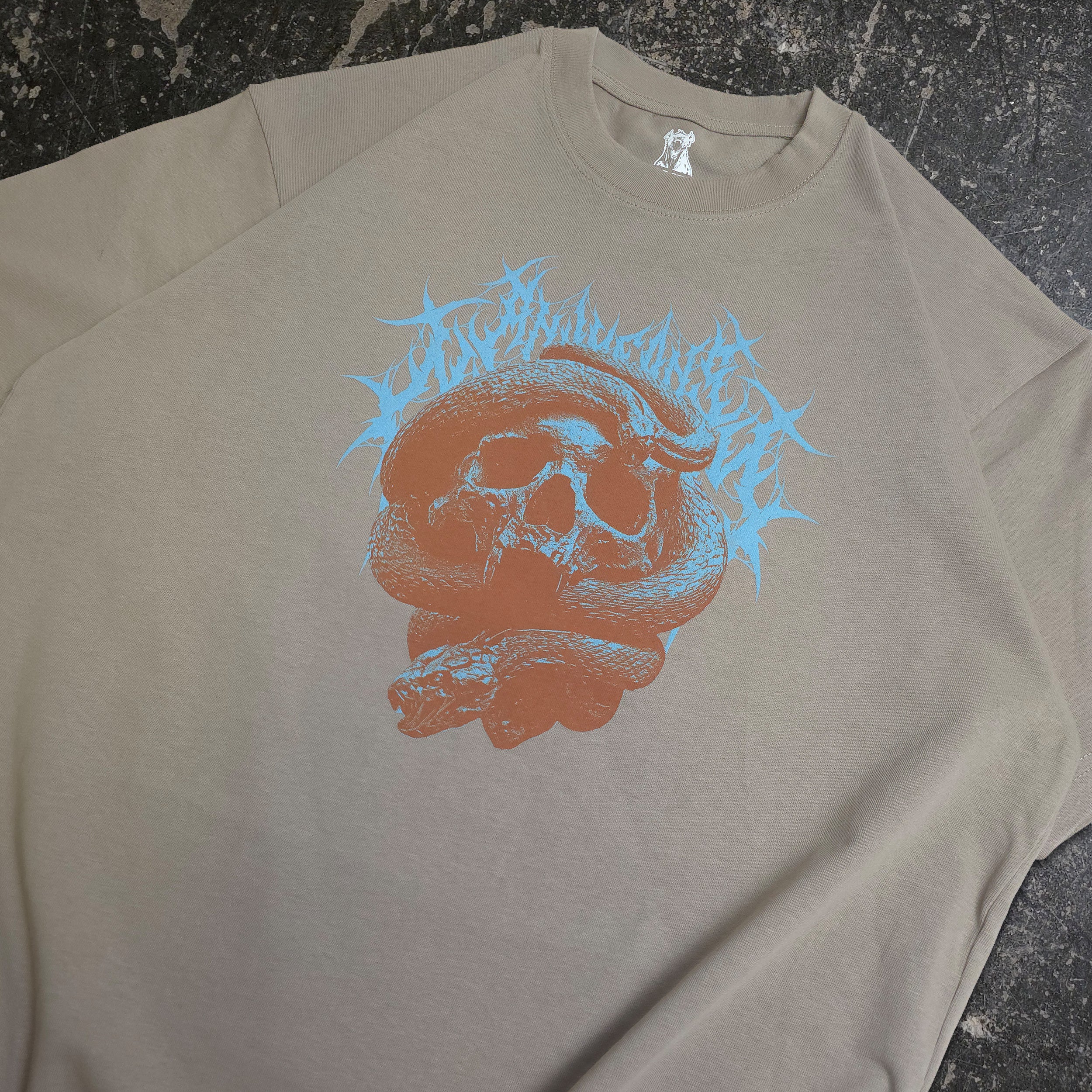Internal Suffering T-Shirt Greige - Image 4