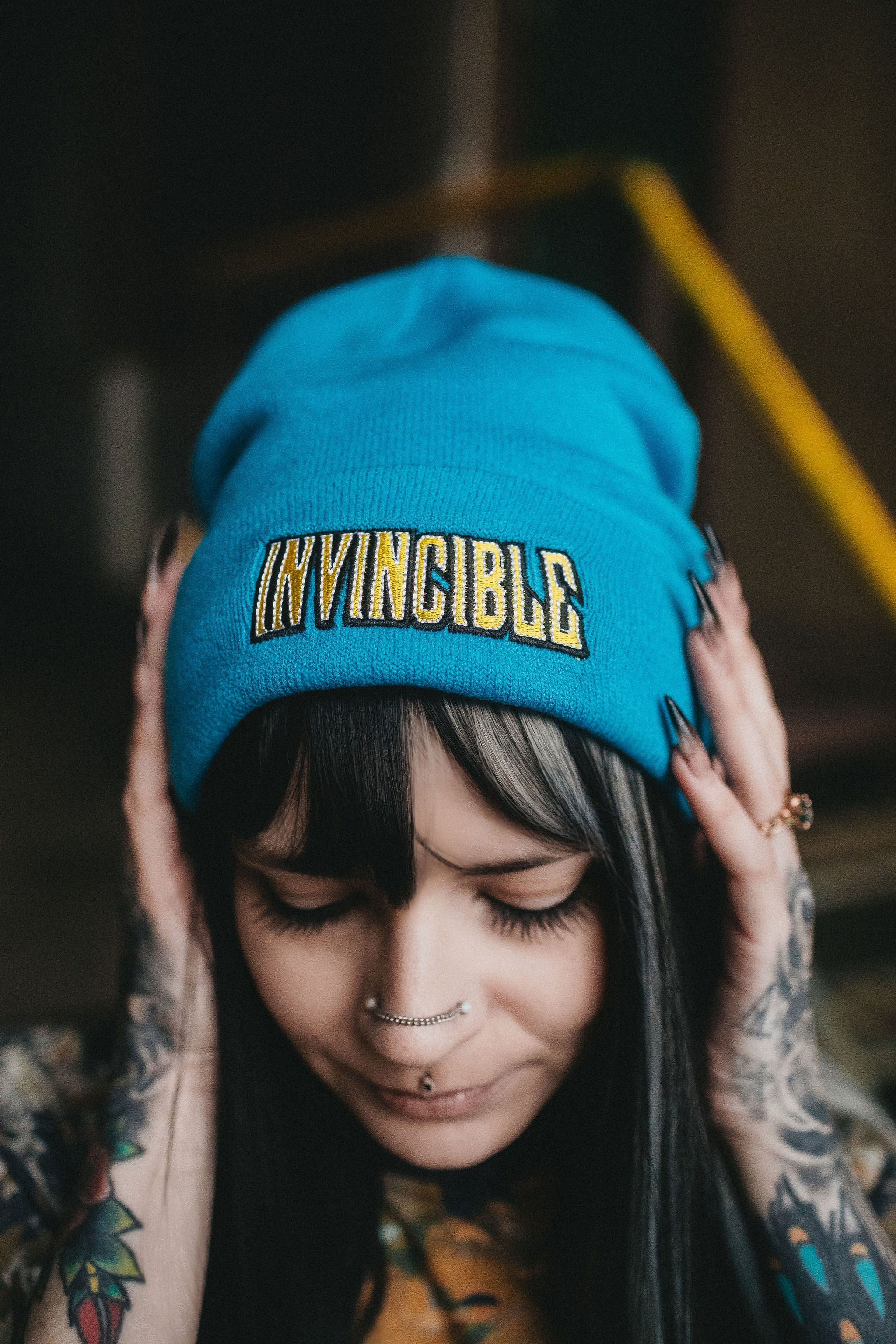 Invincible Beanie Blue - Image 3
