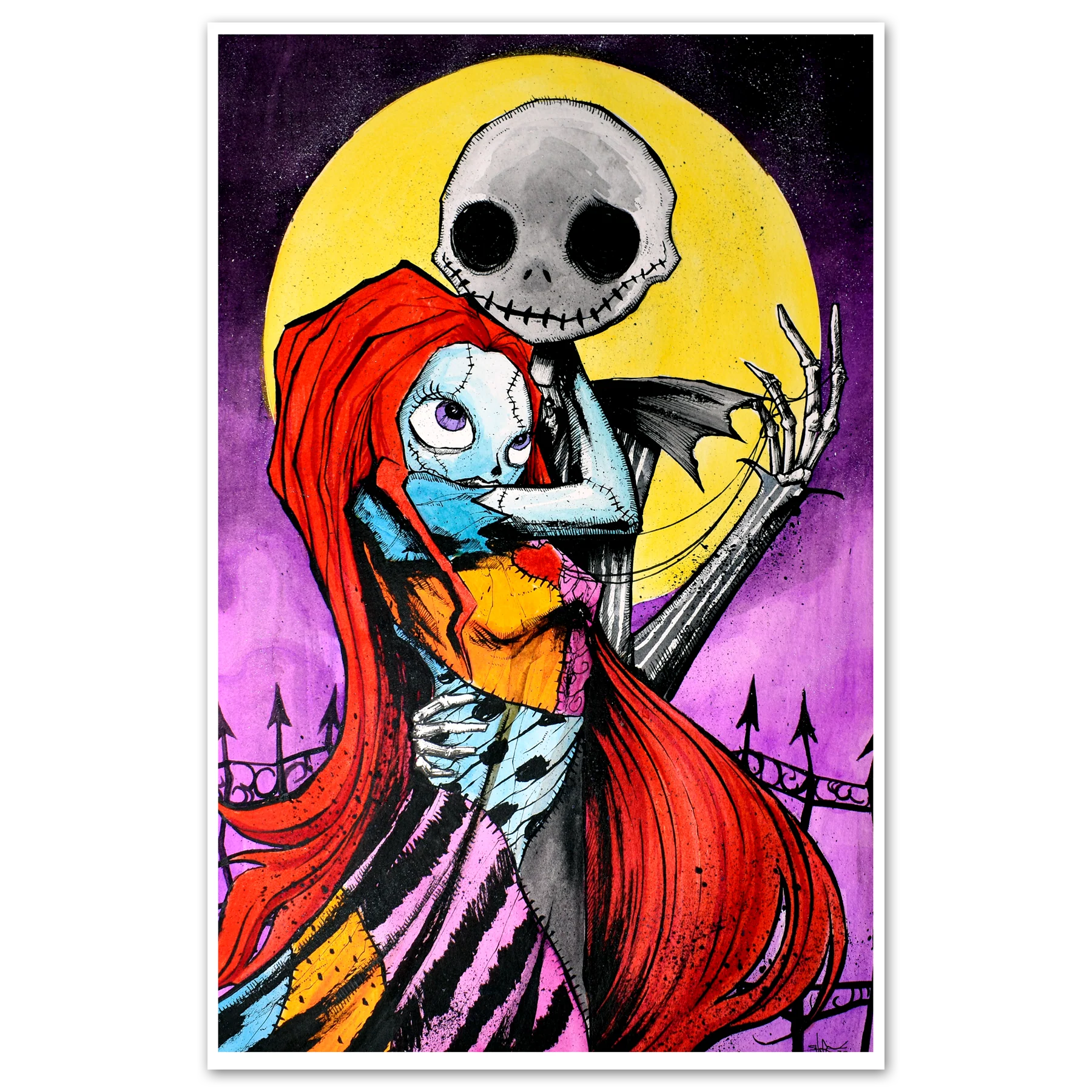 Jack and Sally Print