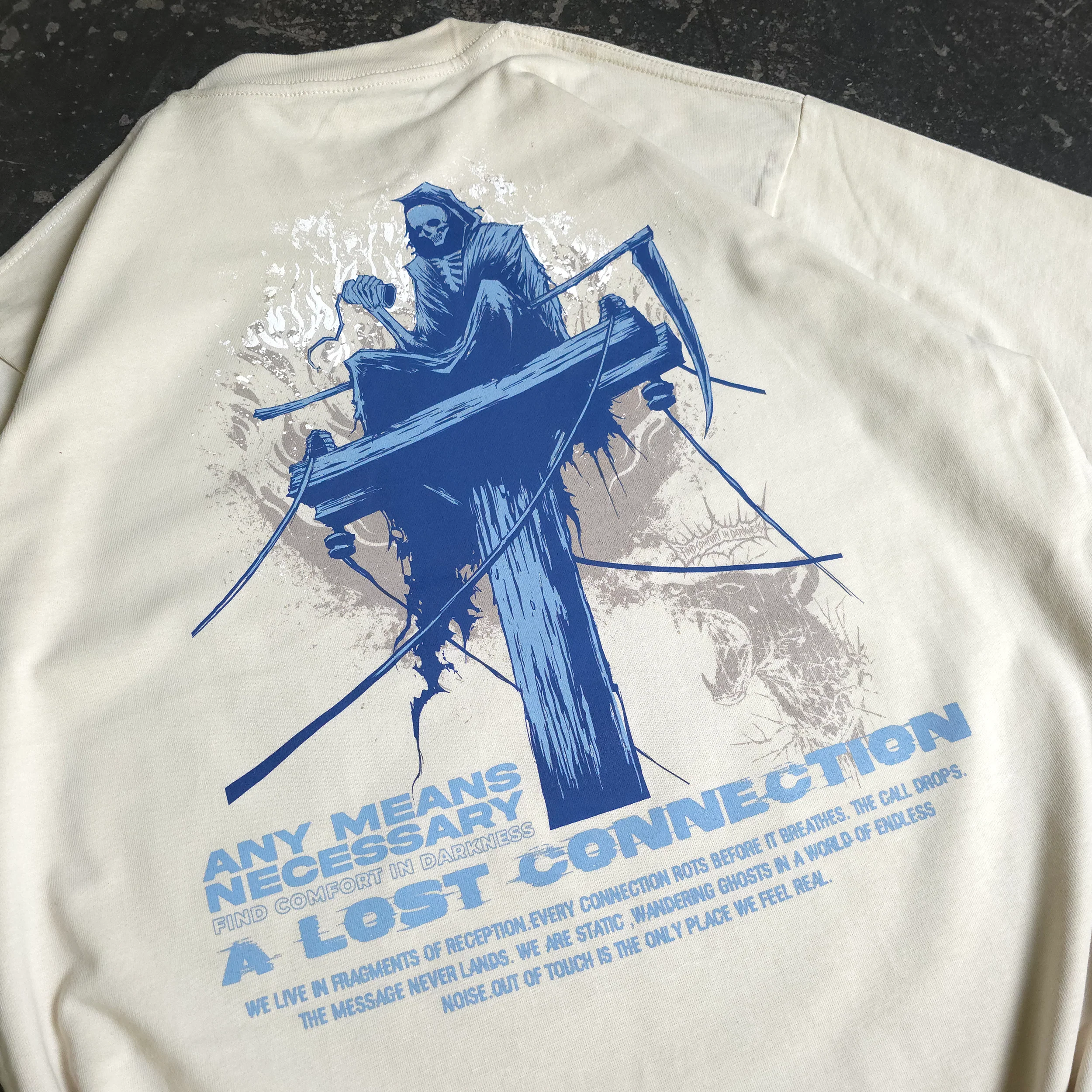 Lost Connection T-Shirt Bone - Image 3