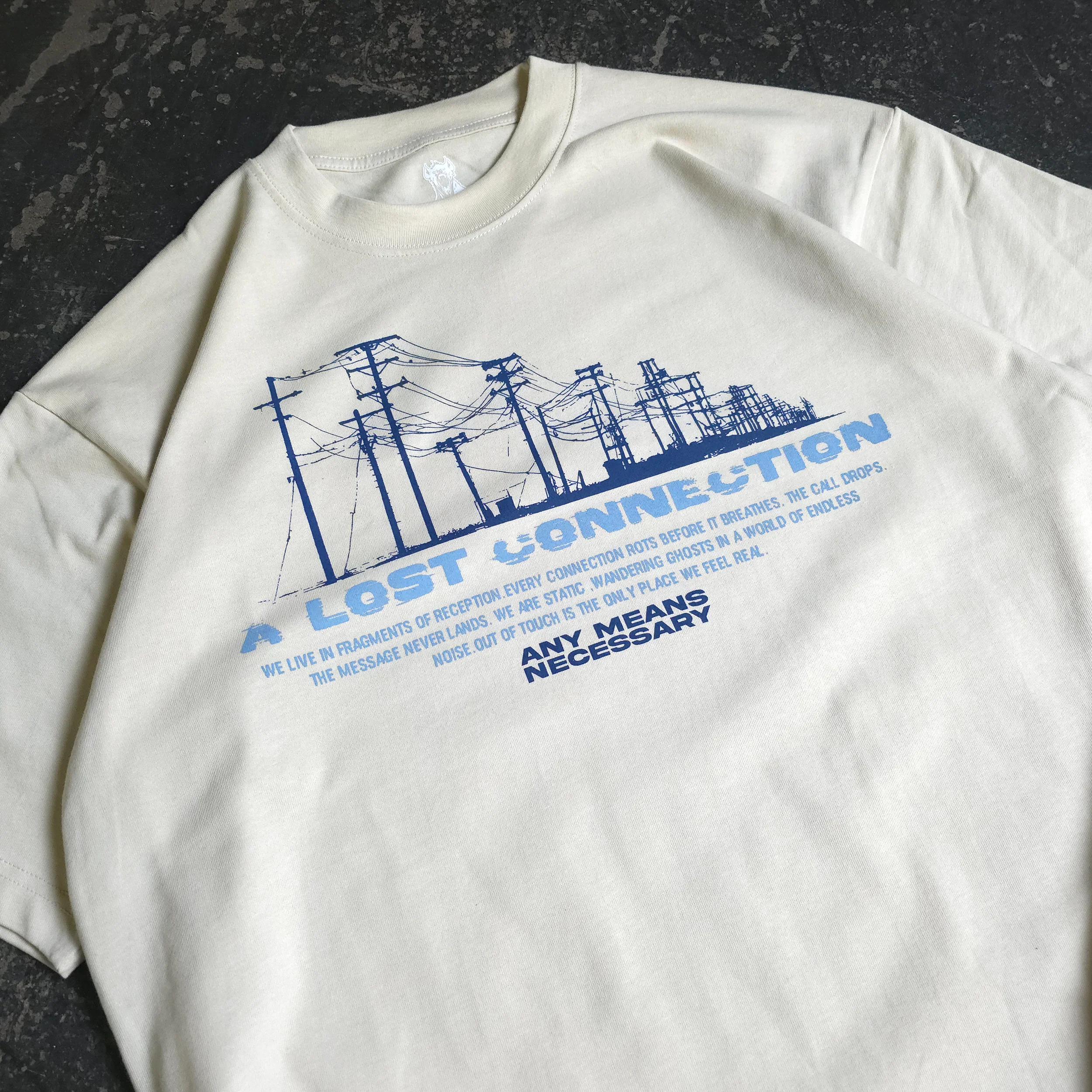 Lost Connection T-Shirt Bone - Image 4