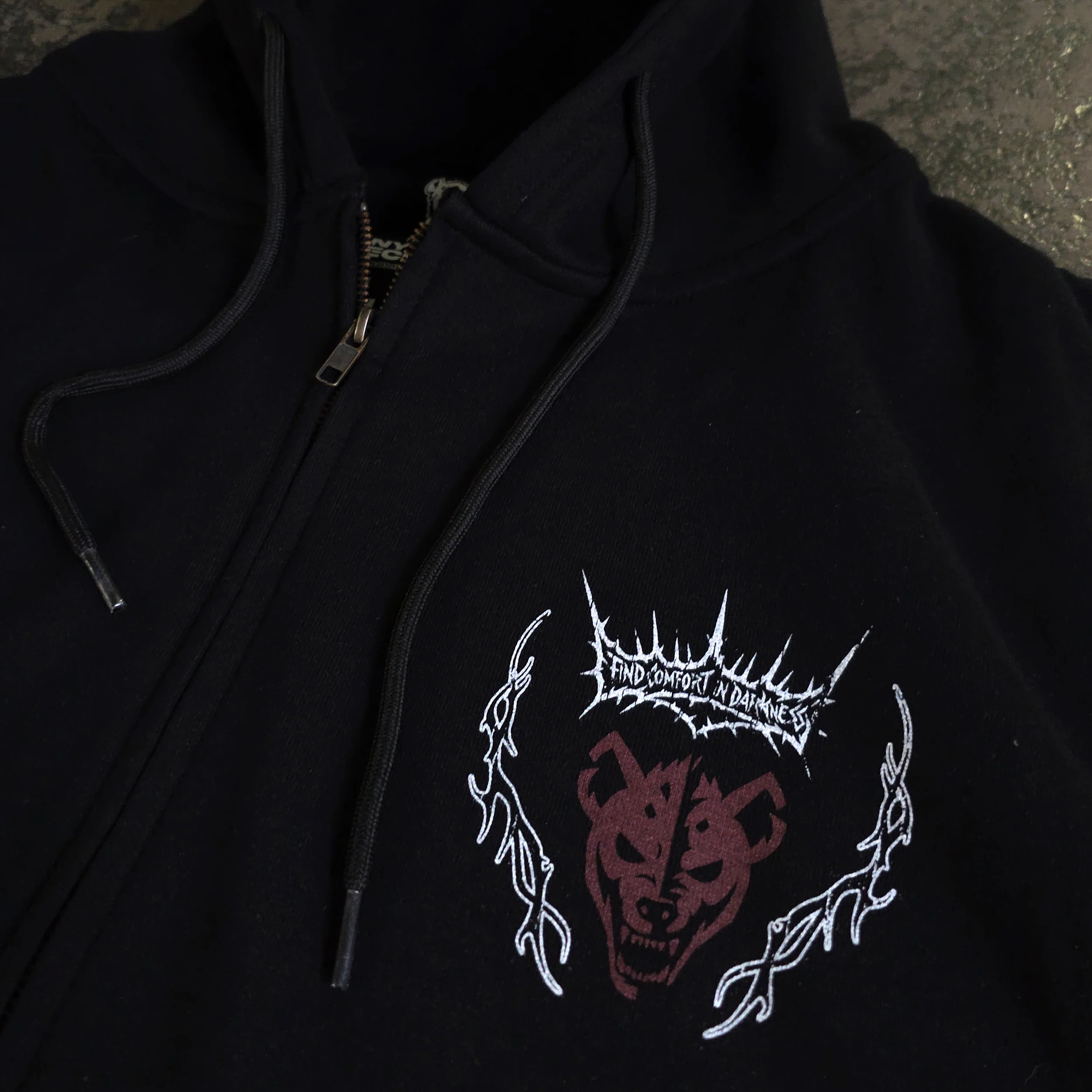 Mantra Zip Up Hoodie - Image 5