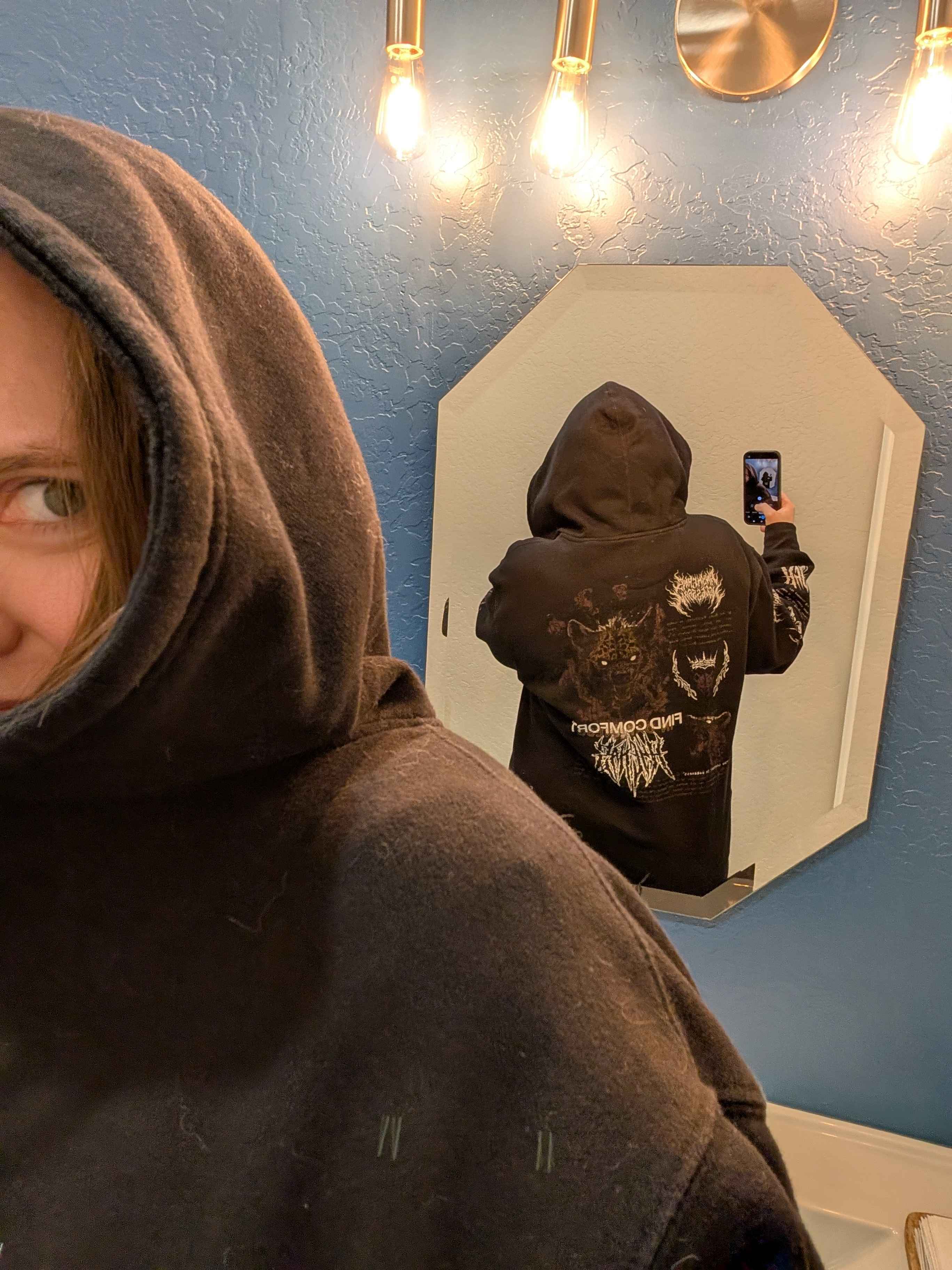 Mantra Zip Up Hoodie - Image 7