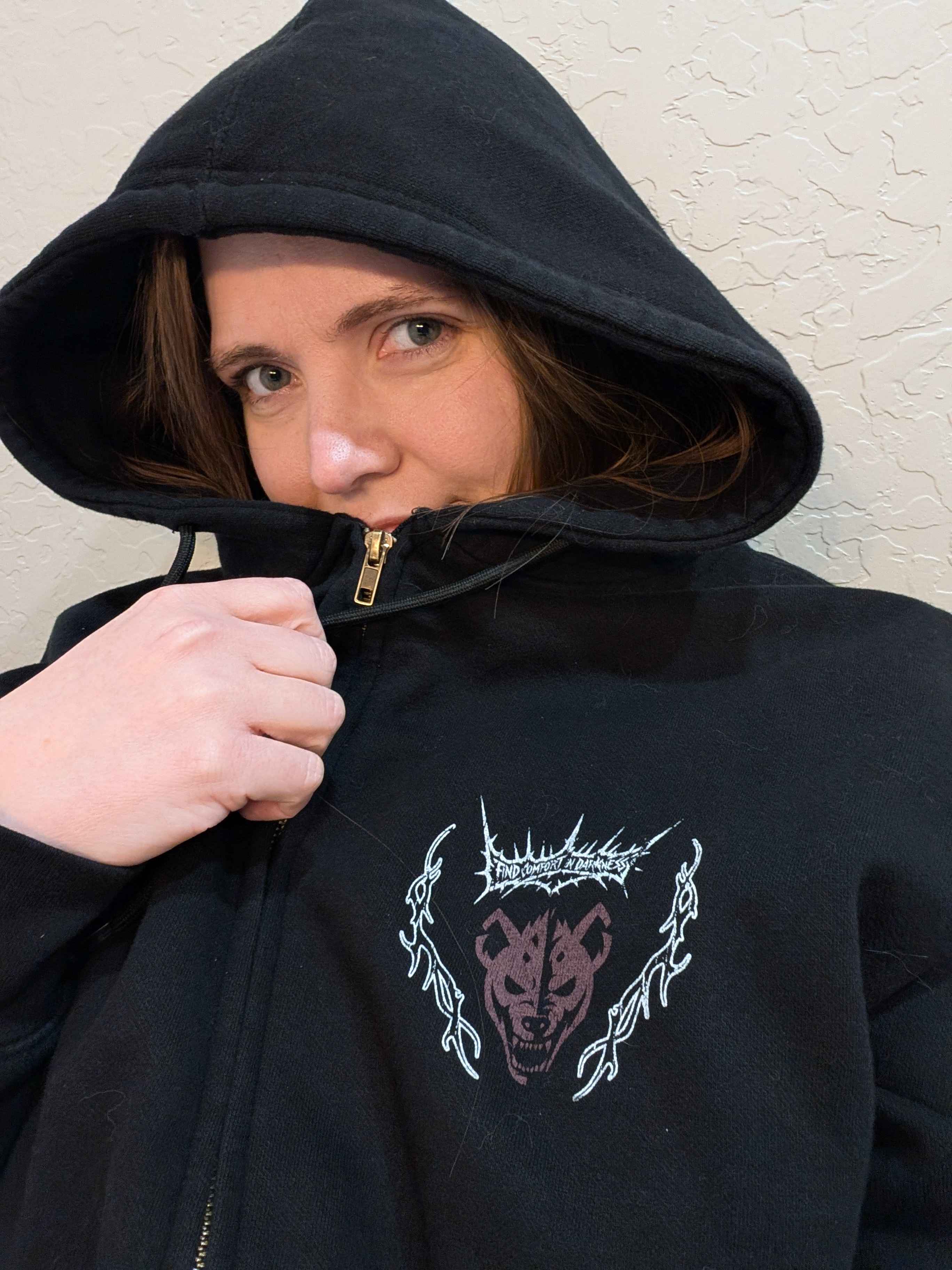 Mantra Zip Up Hoodie - Image 8