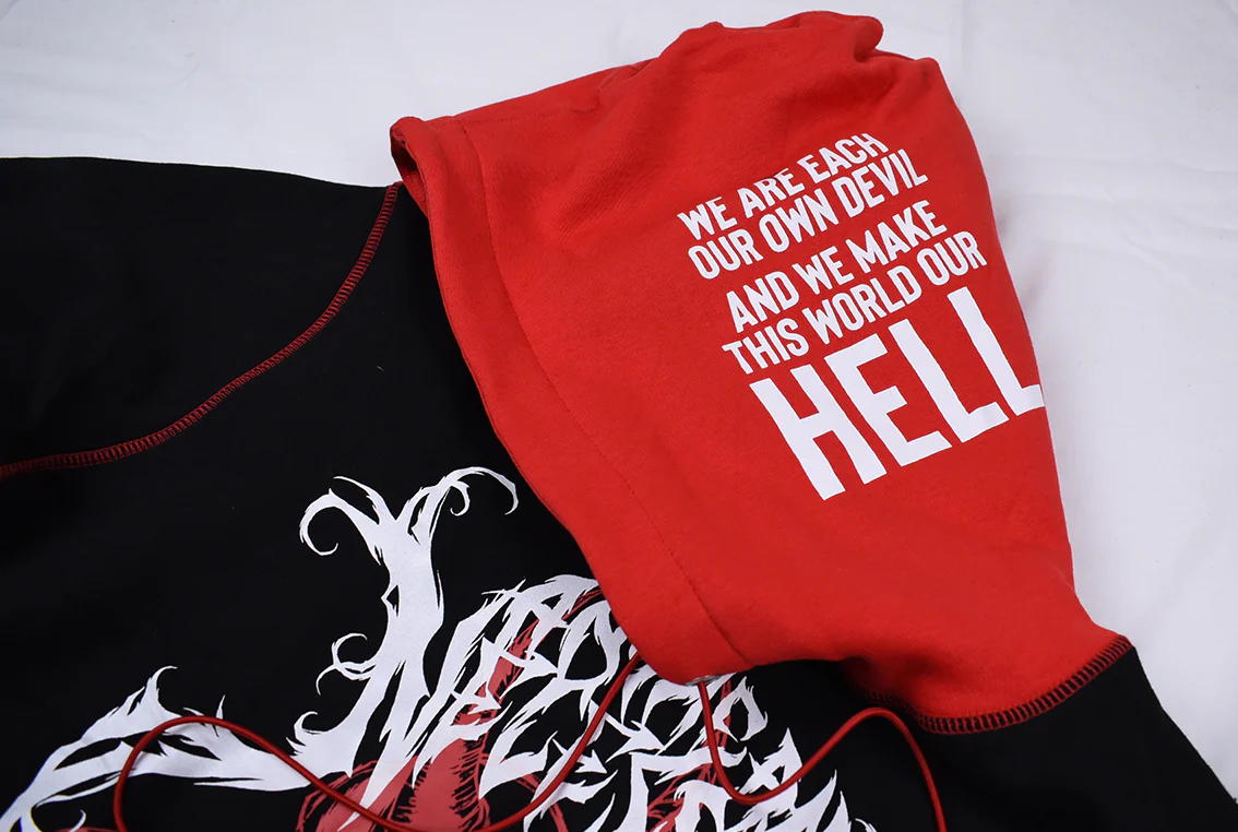Mosh Pit Pullover Hoodie Black - Image 3