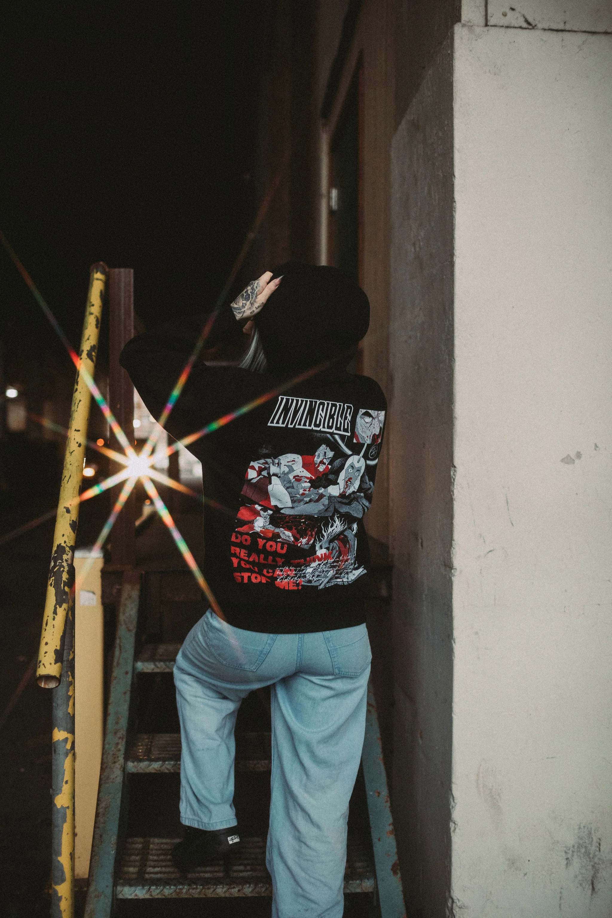 Neck Snap Pullover Hoodie - Image 8