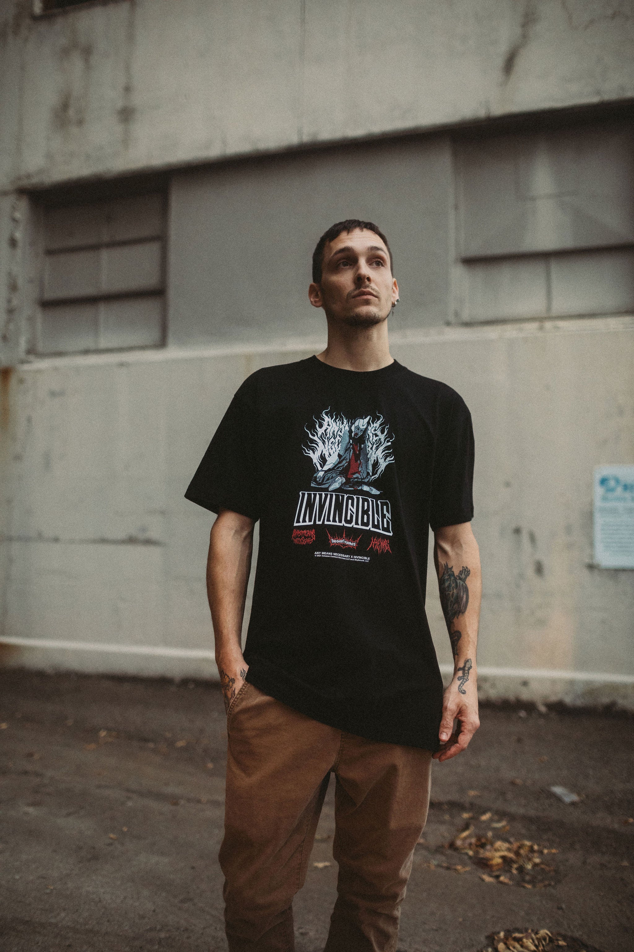 Neck Snap T-Shirt - Image 6
