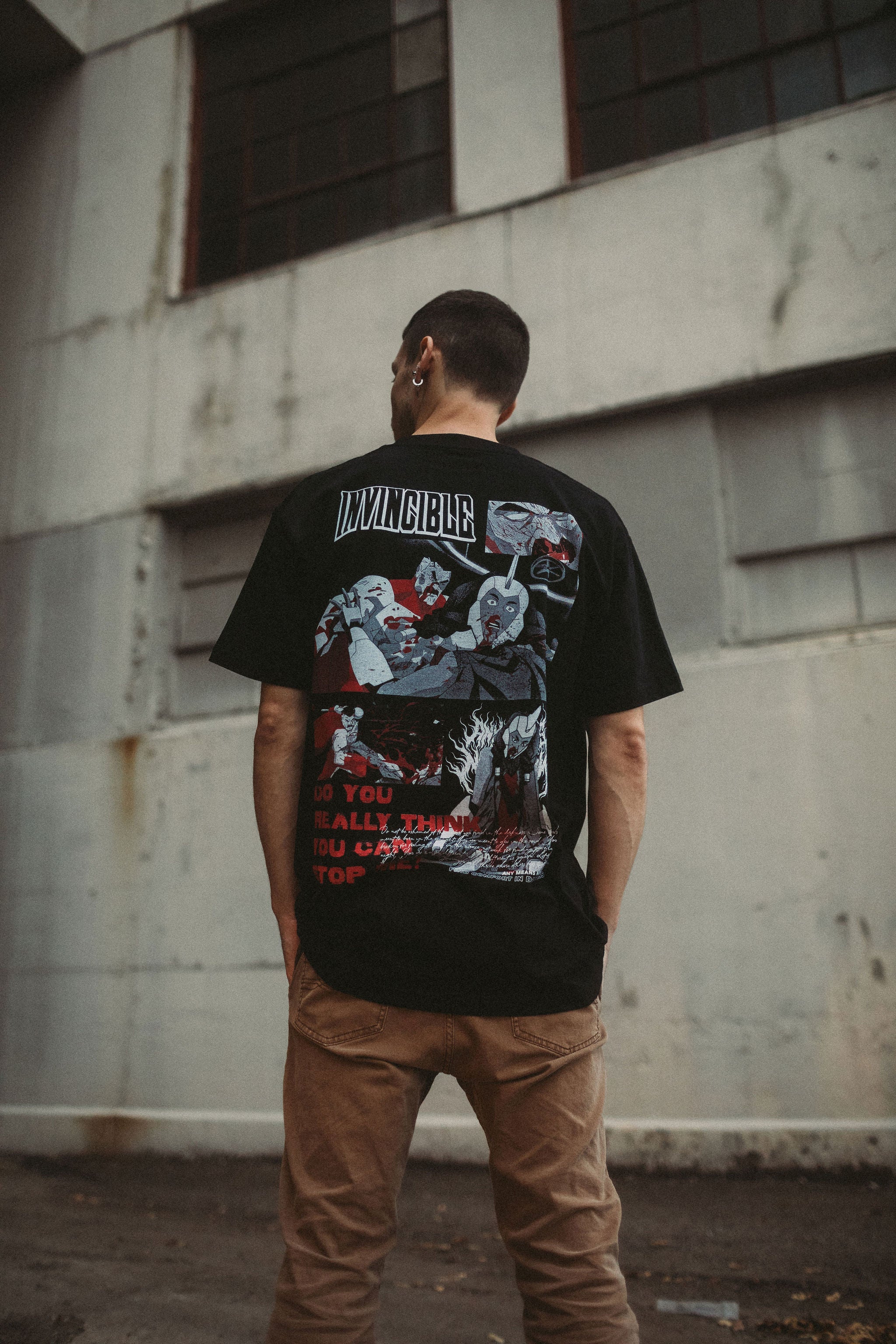 Neck Snap T-Shirt - Image 7