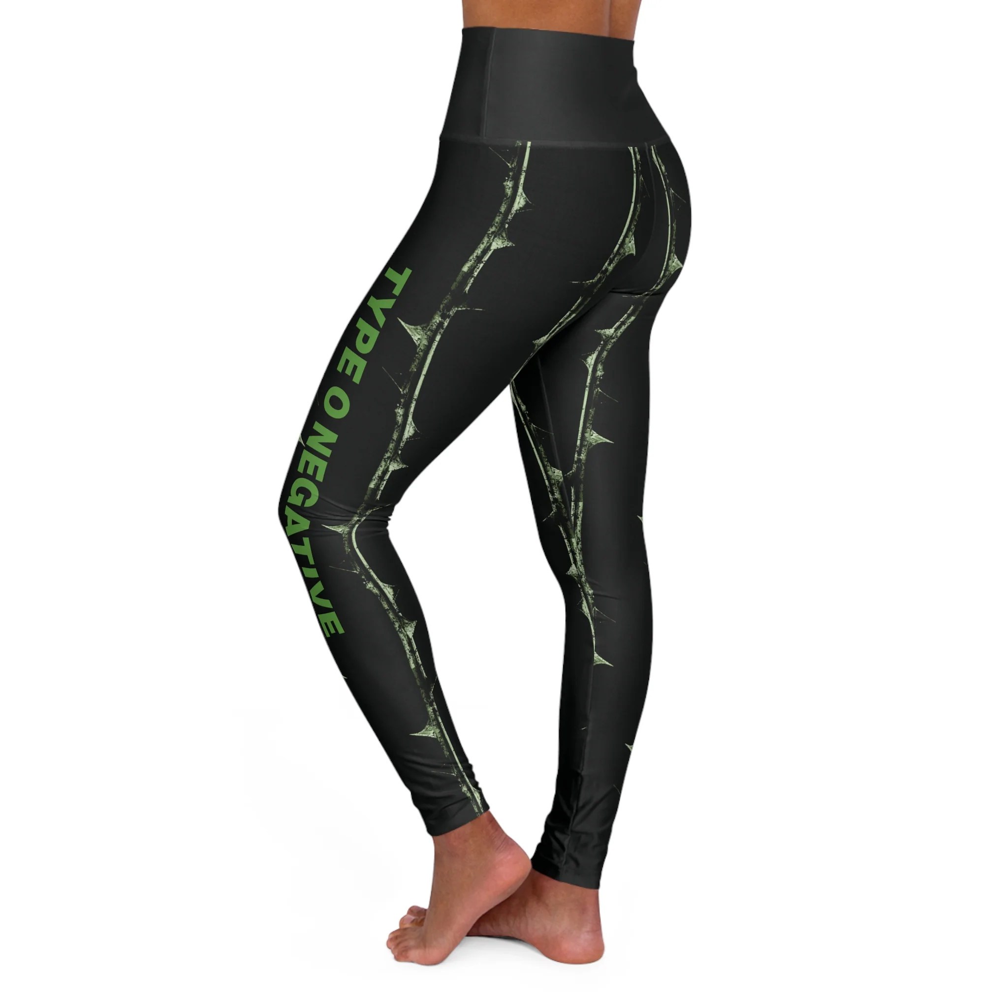 Oct Rust High Waisted Yoga Leggings - Image 4