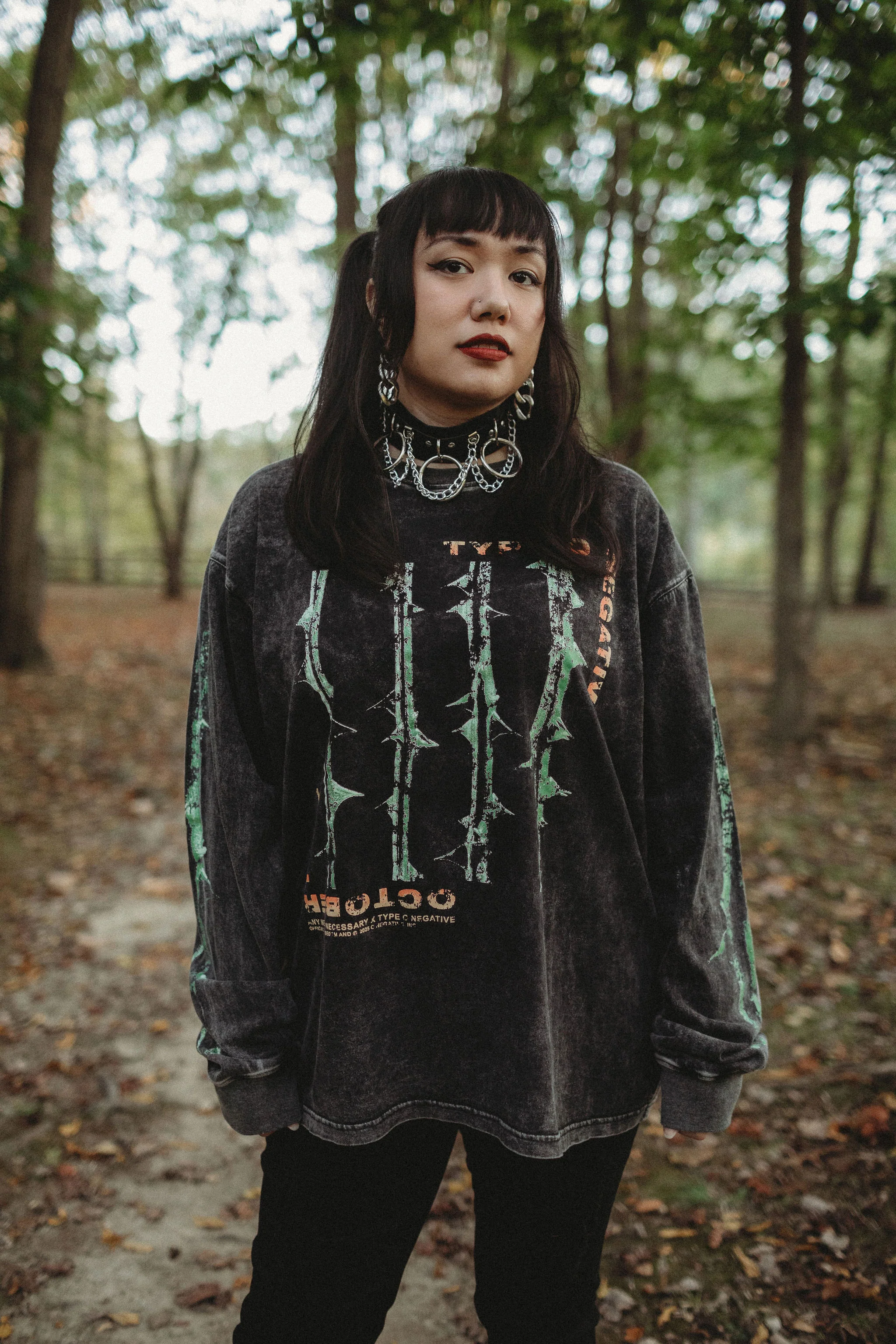 October Rust Long Sleeve T-Shirt Vintage - Image 3