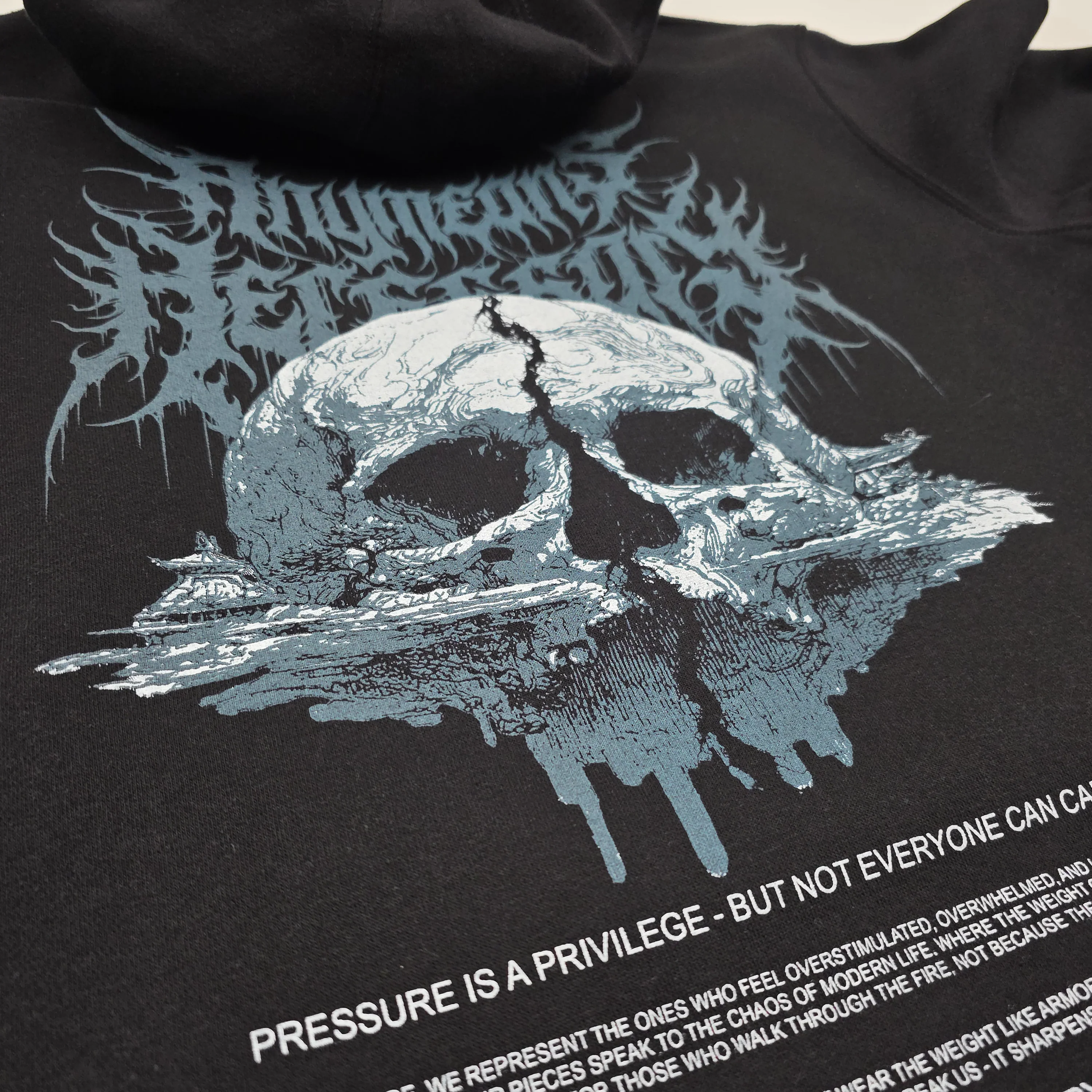 Pressure Pullover Hoodie Black - Image 3