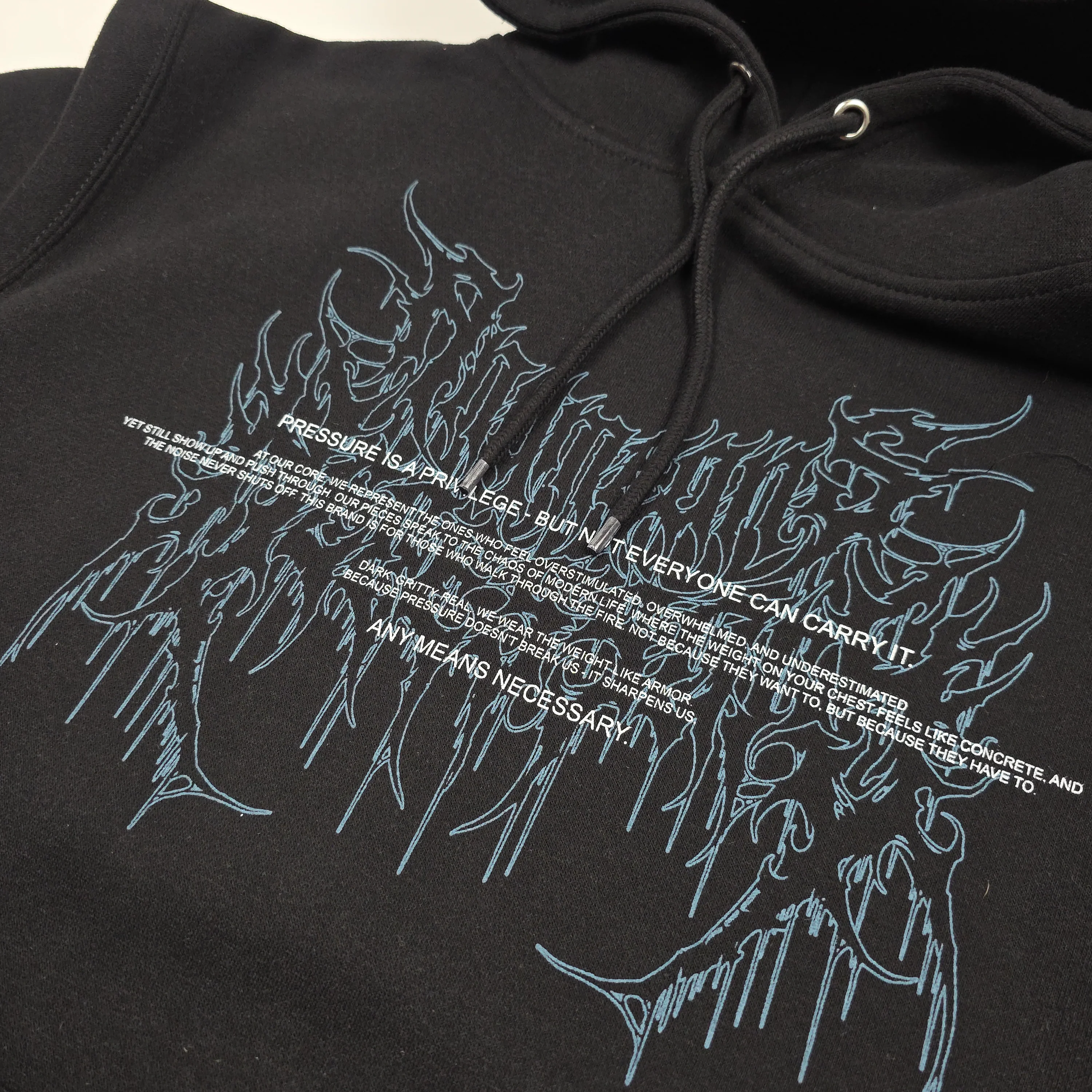 Pressure Pullover Hoodie Black - Image 4