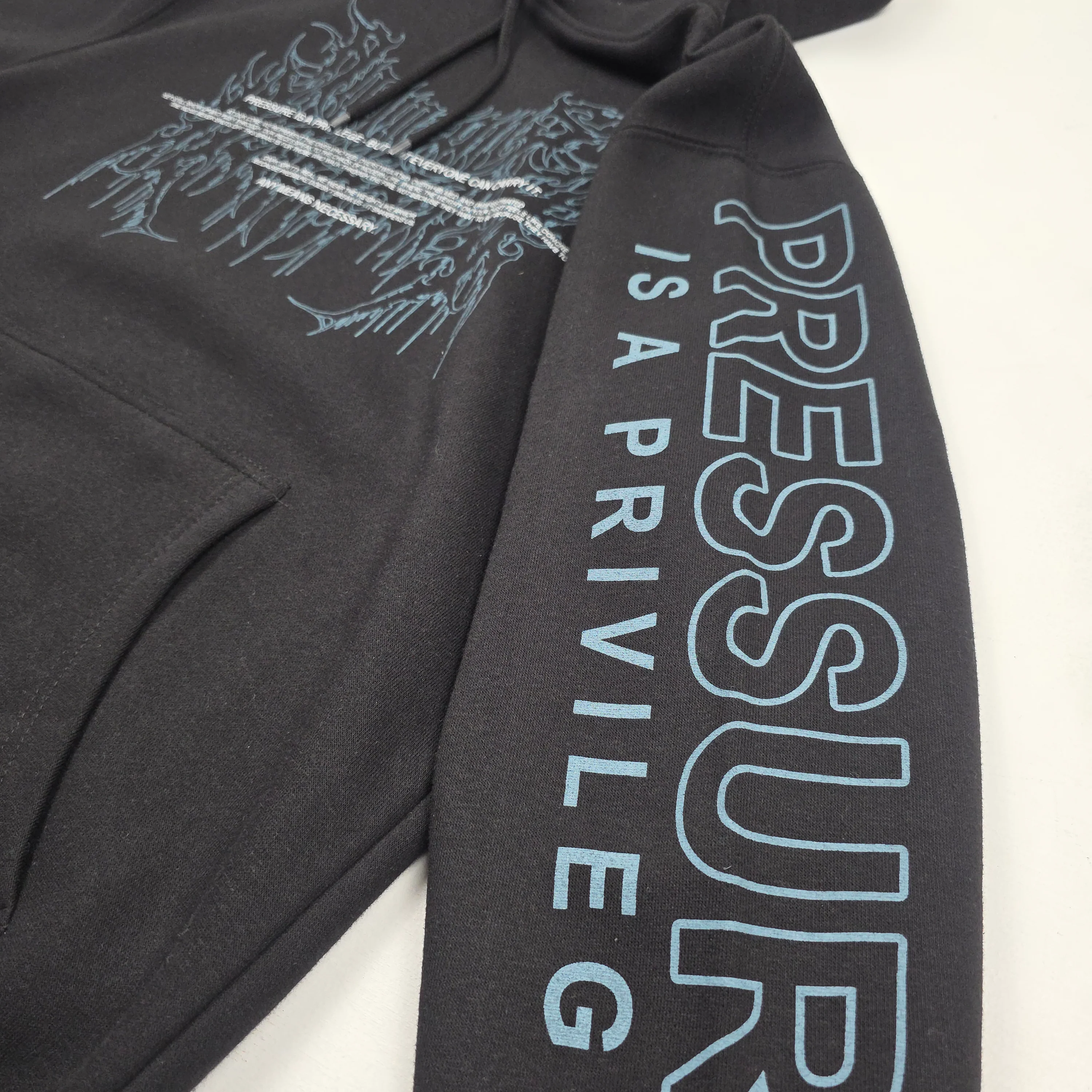 Pressure Pullover Hoodie Black - Image 5