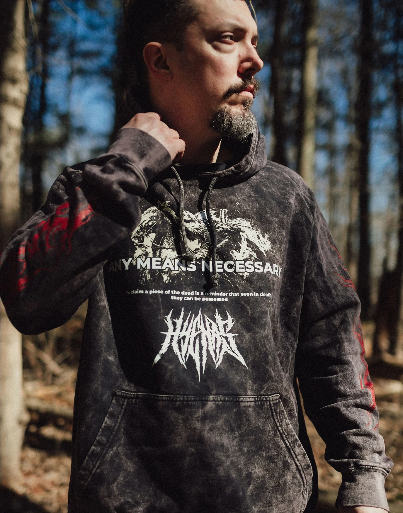 Reclaimer Pullover Hoodie Vintage Black - Image 6