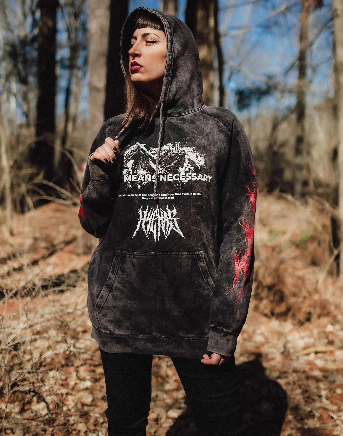 Reclaimer Pullover Hoodie Vintage Black - Image 8