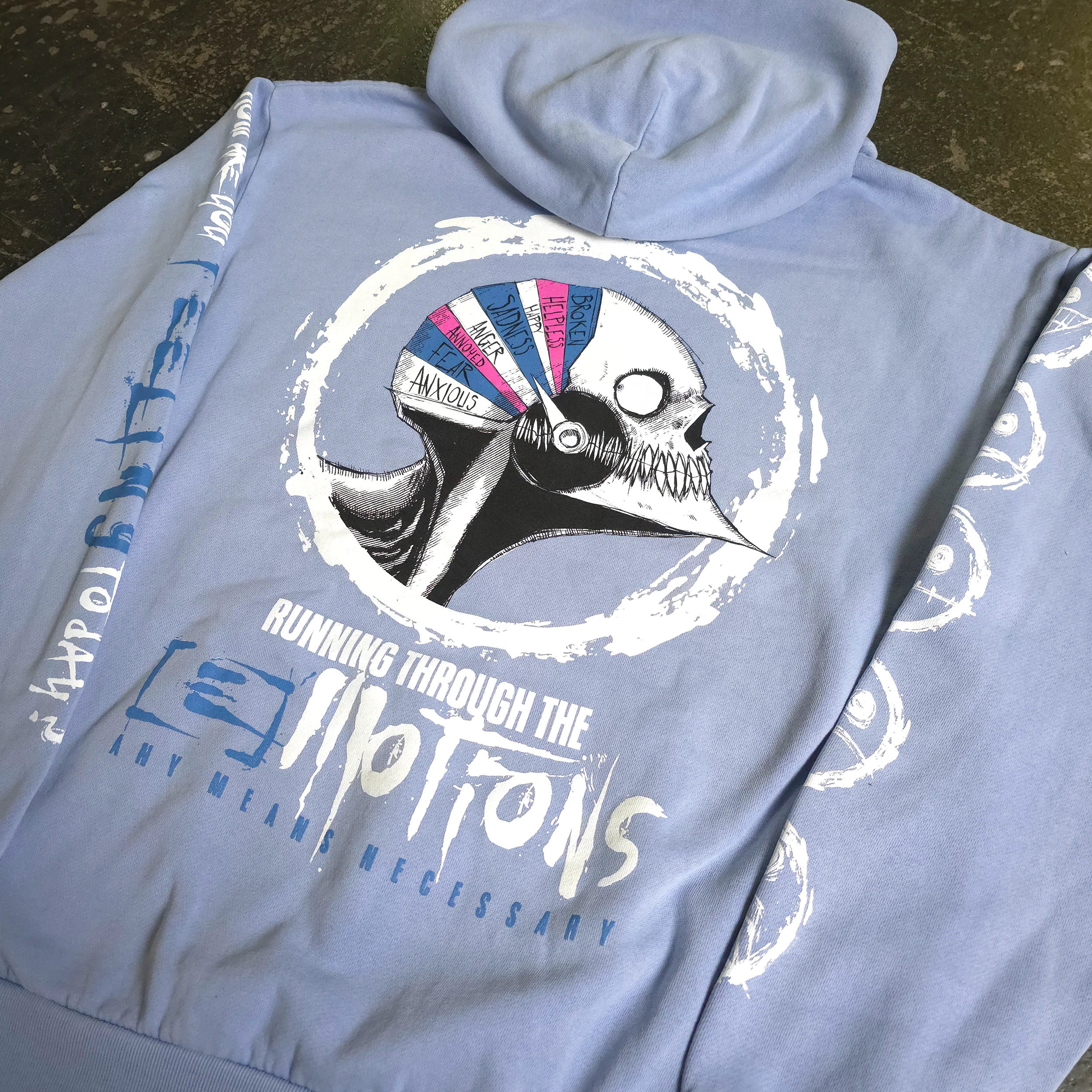 Running Emotions Pullover Hoodie Grape - Image 4