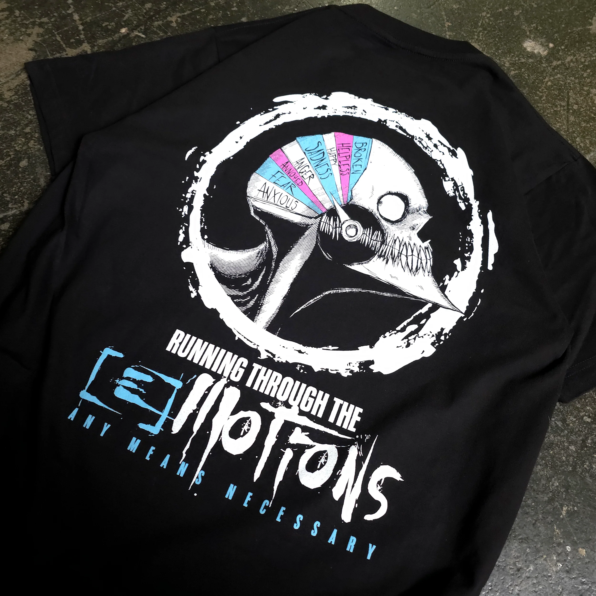 Running Emotions T-Shirt Black - Image 3