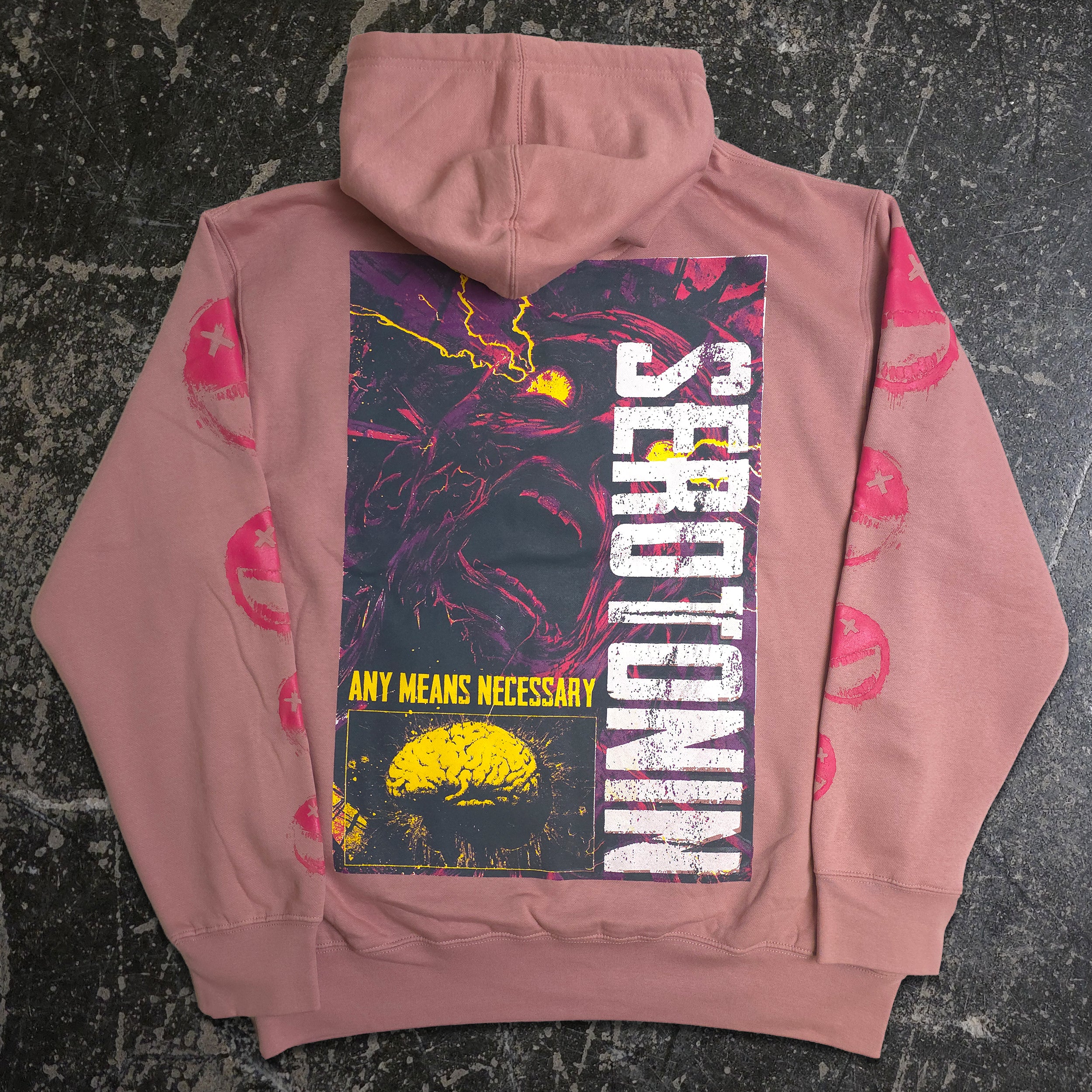 Serotonin Pullover Hoodie Mauve - Image 2