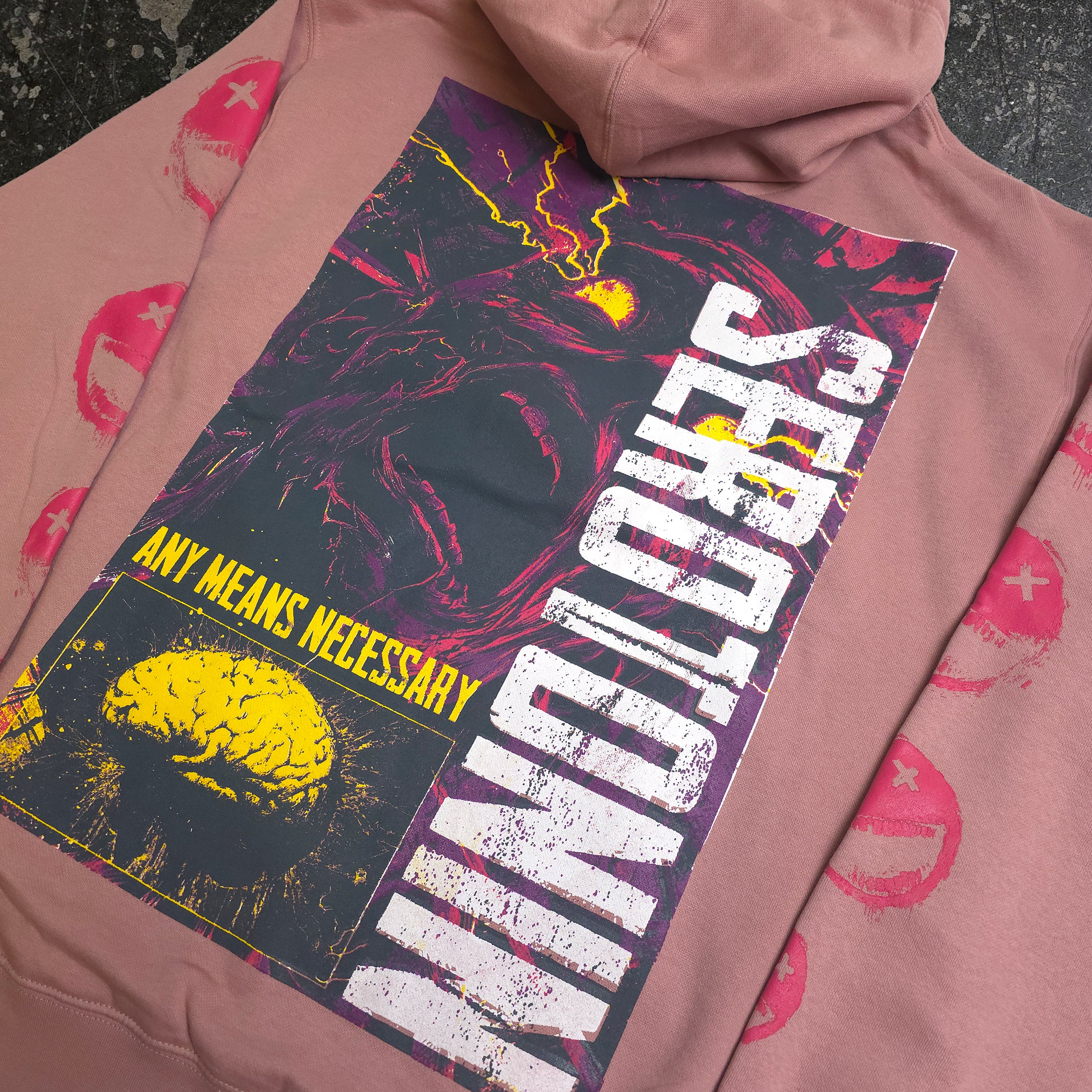 Serotonin Pullover Hoodie Mauve - Image 3