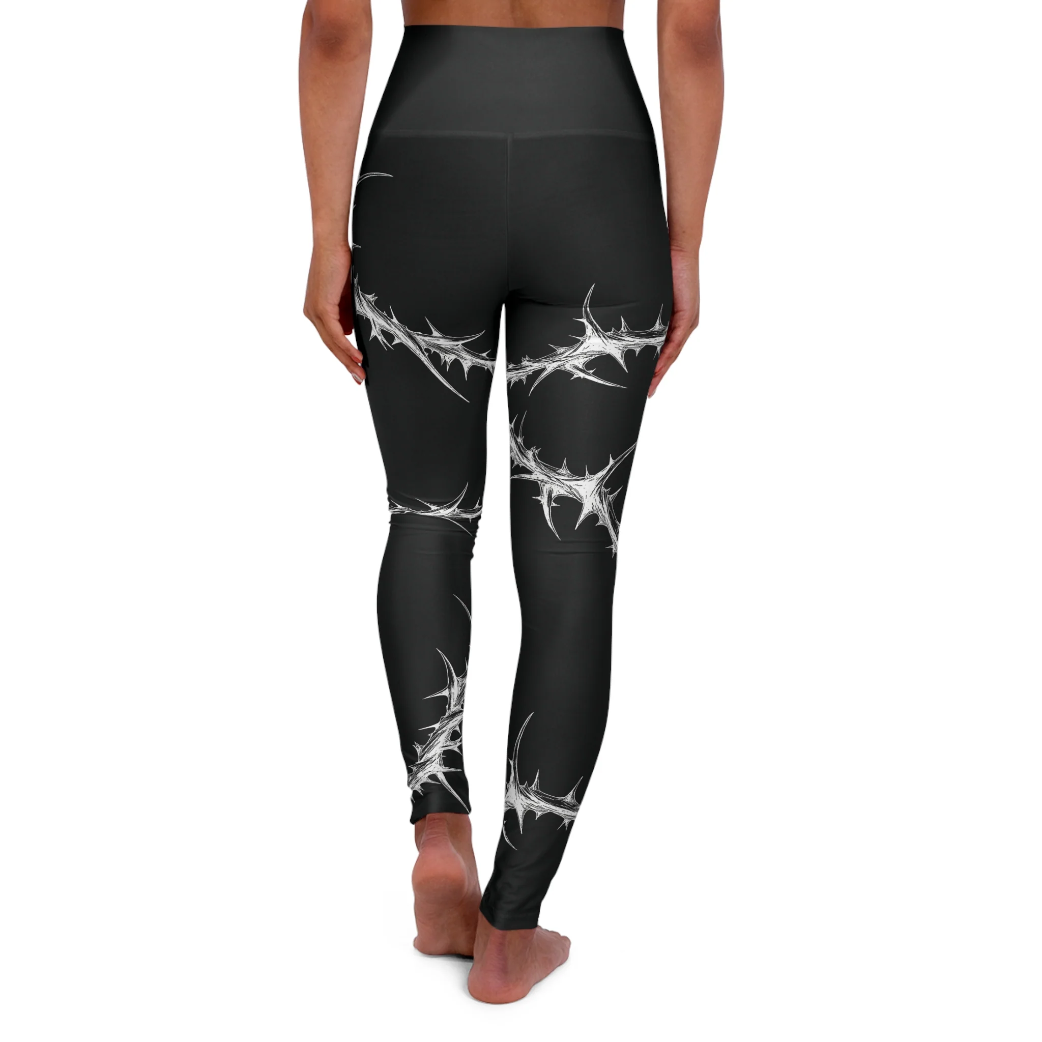 Spina Noctis High Waisted Yoga Leggings - Image 3