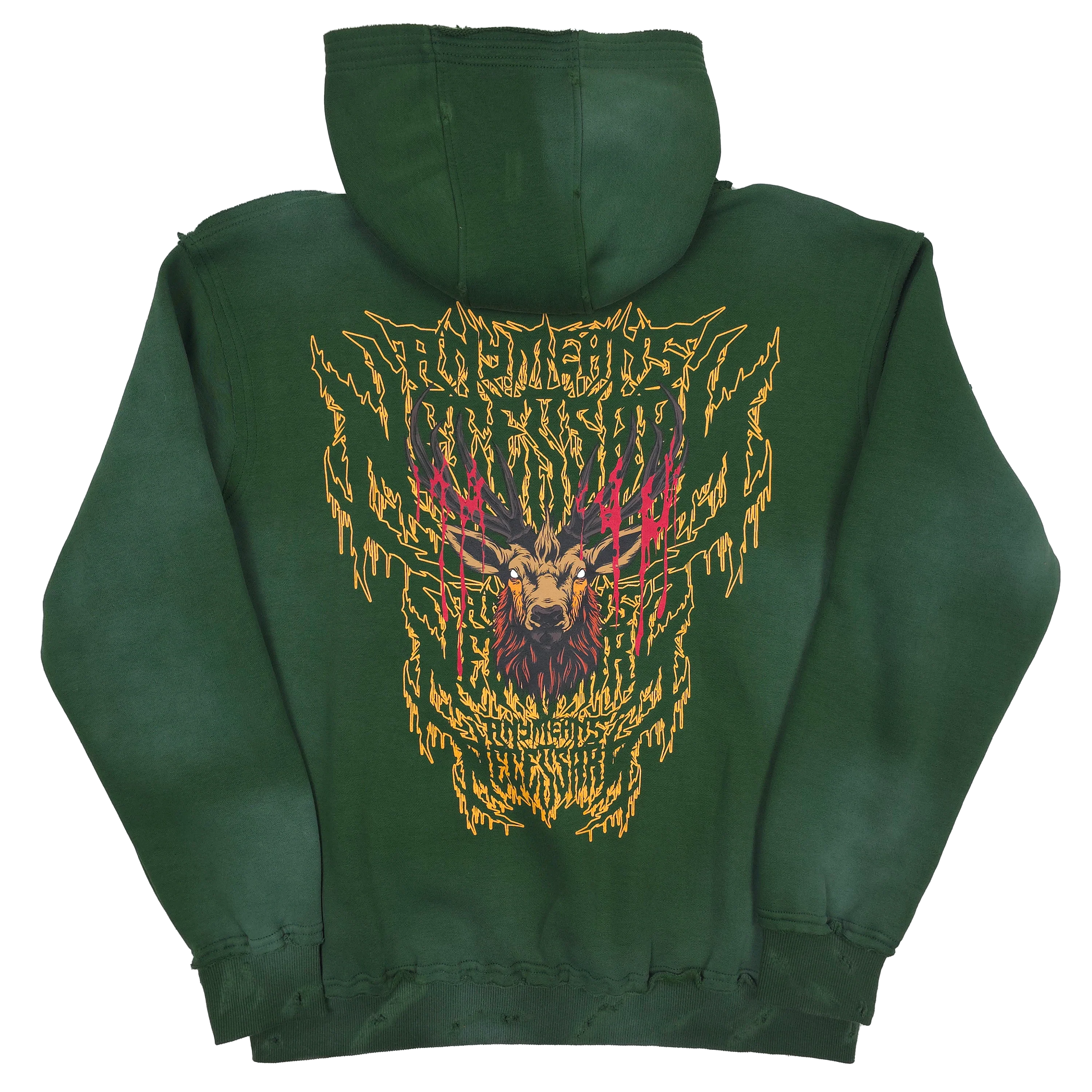 Trophy Pullover Hoodie Green - Image 3