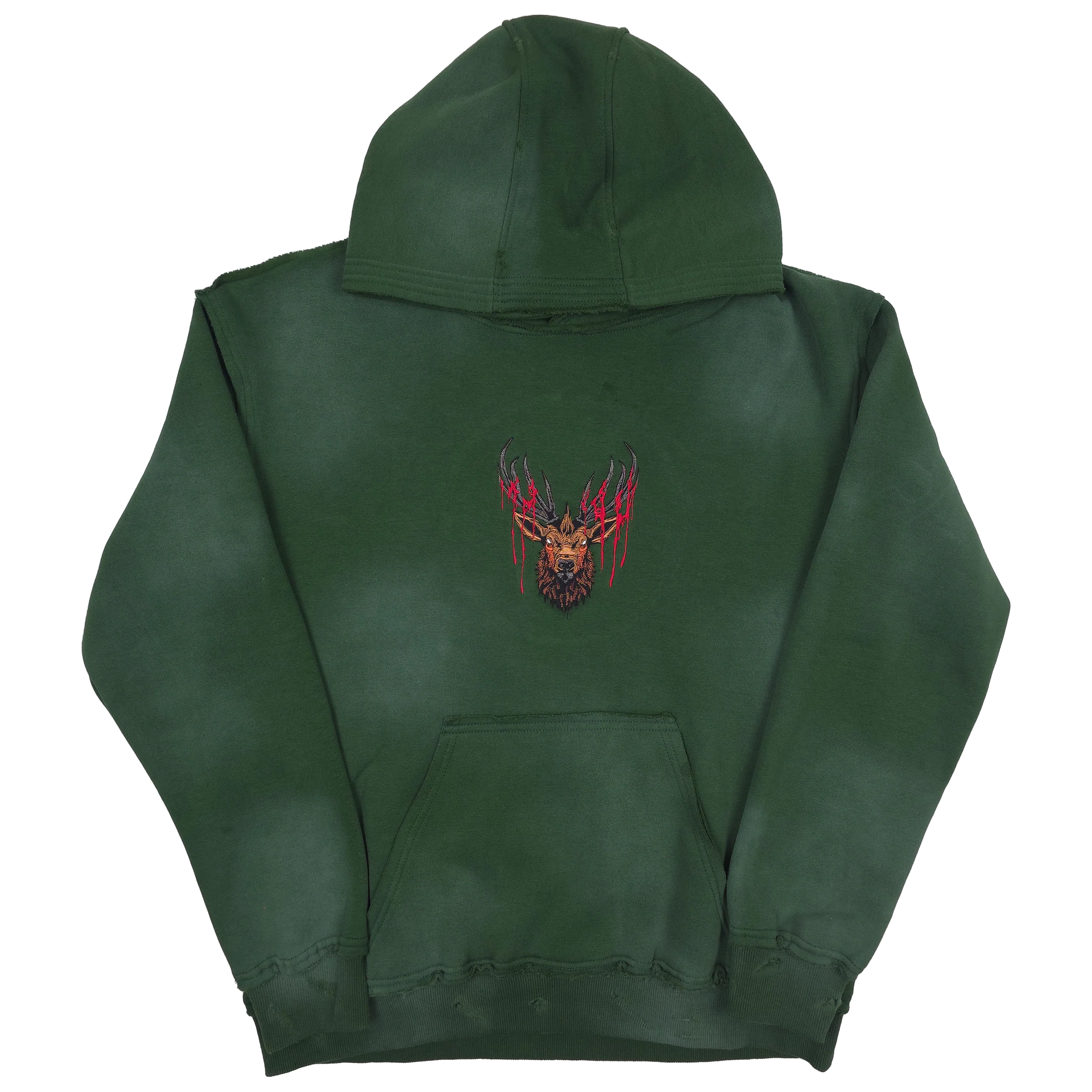Trophy Pullover Hoodie Green - Image 4