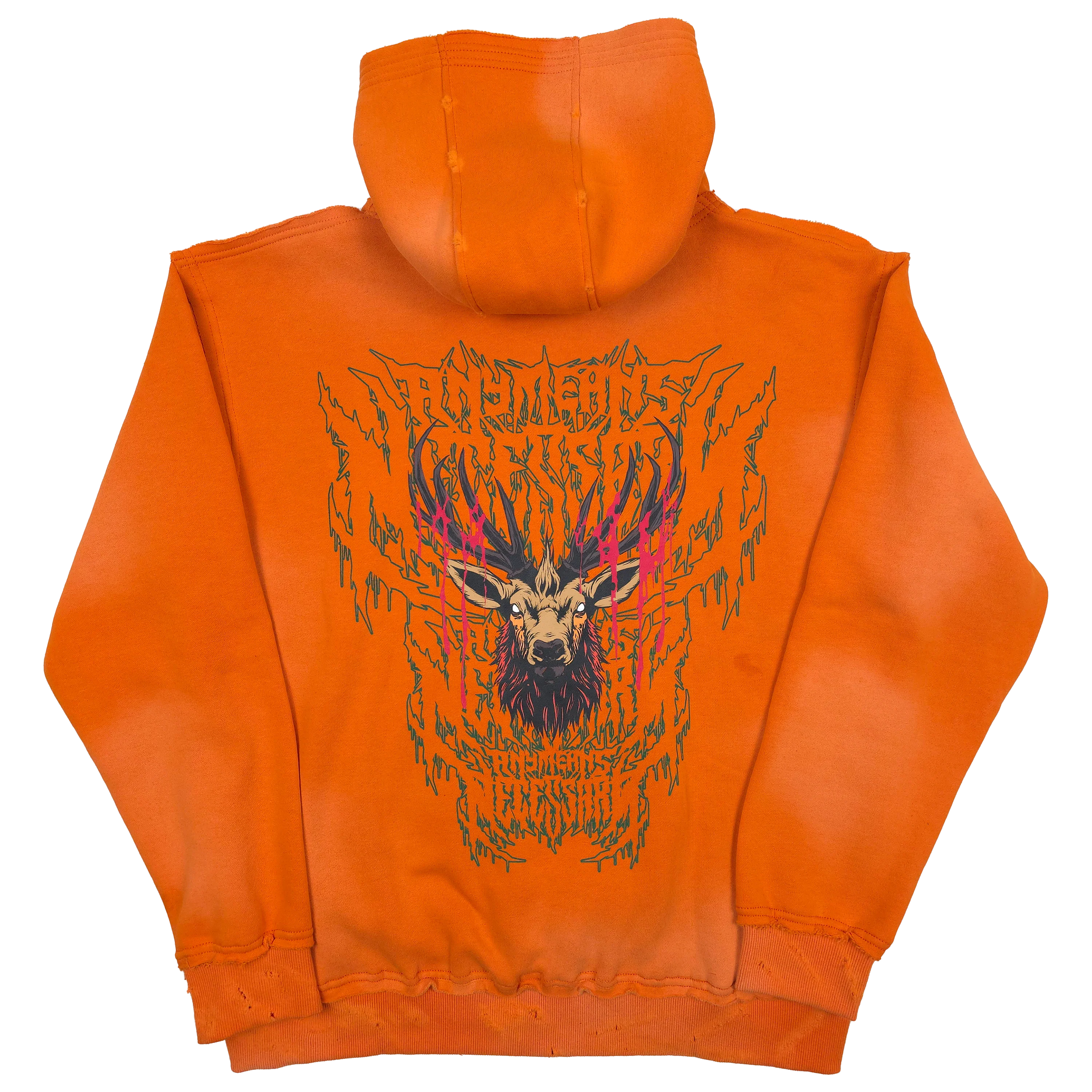 Trophy Pullover Hoodie Orange - Image 6