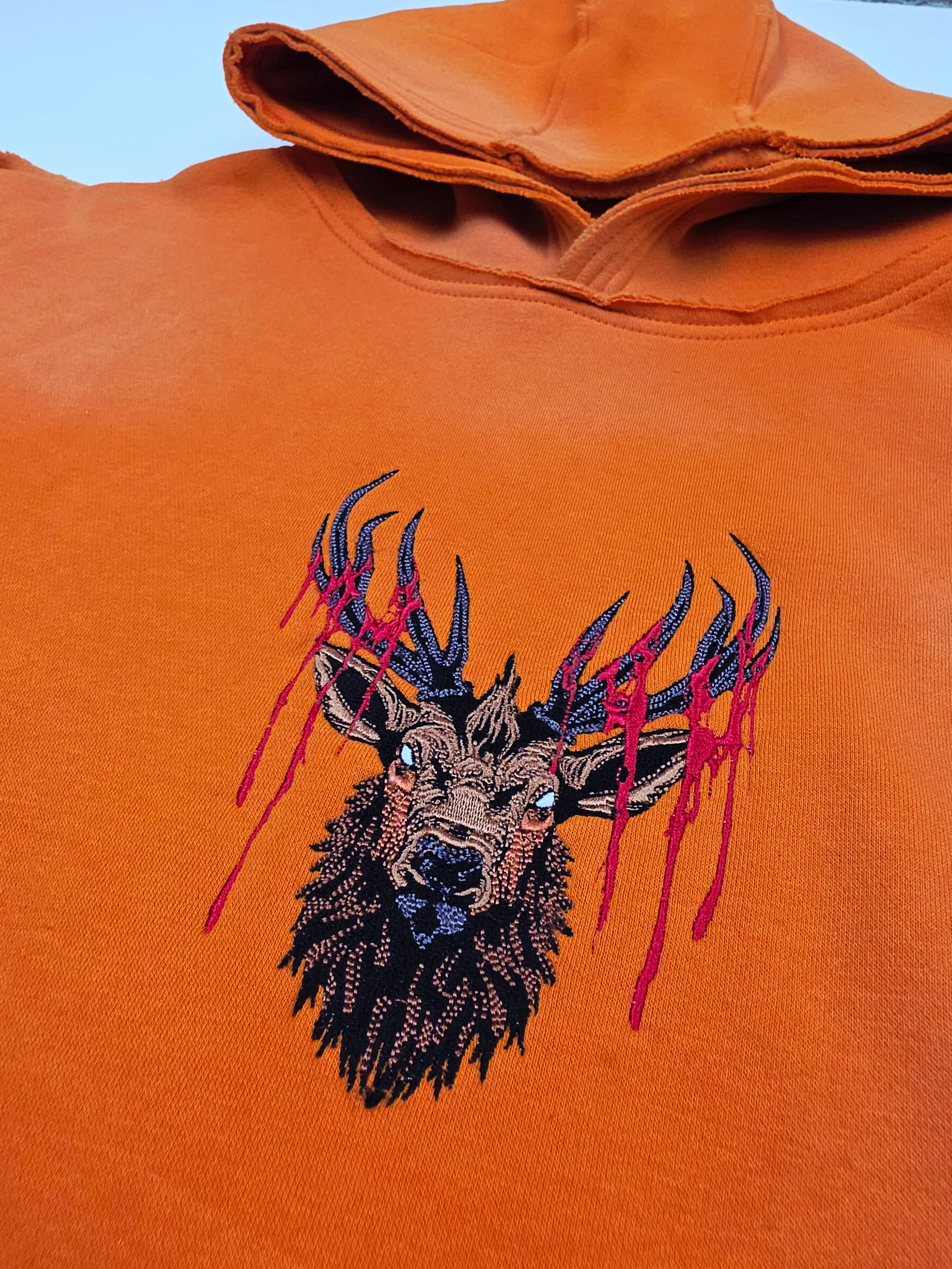 Trophy Pullover Hoodie Orange - Image 8